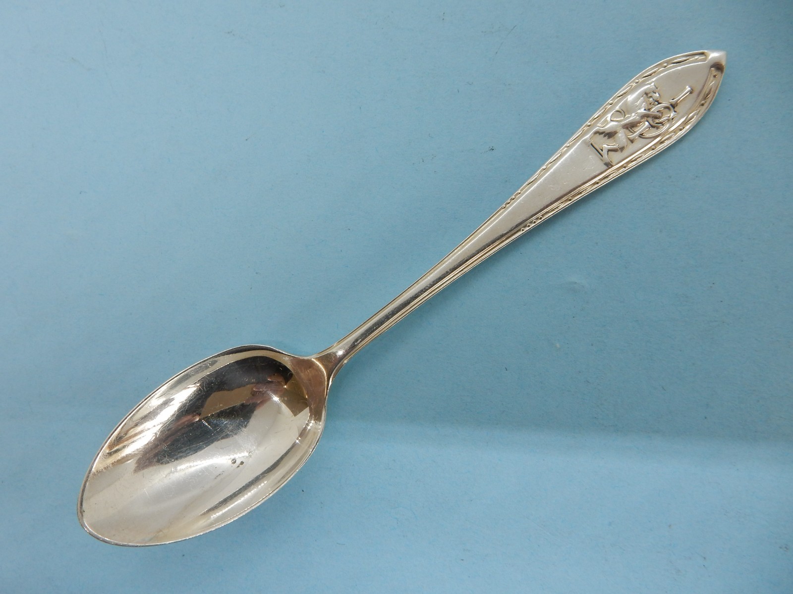 Sterling SILVER ICI Ammunition Prize SPOON. Arthur Price & Co Birmingham 1935