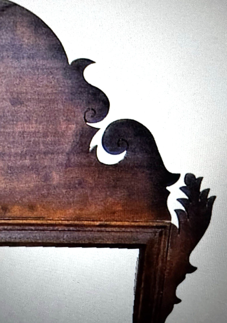 Original American Federal Chippendale mirror Late 18th early 19th century