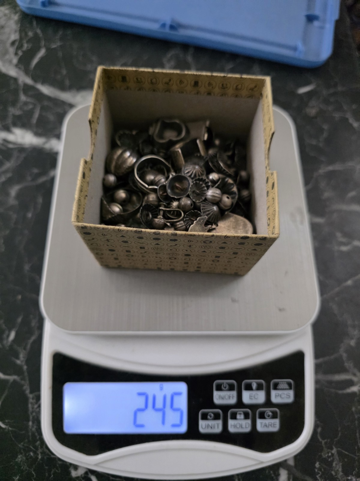 Vintage Native American Silver Jewlery Lot. Acid Tested 245g