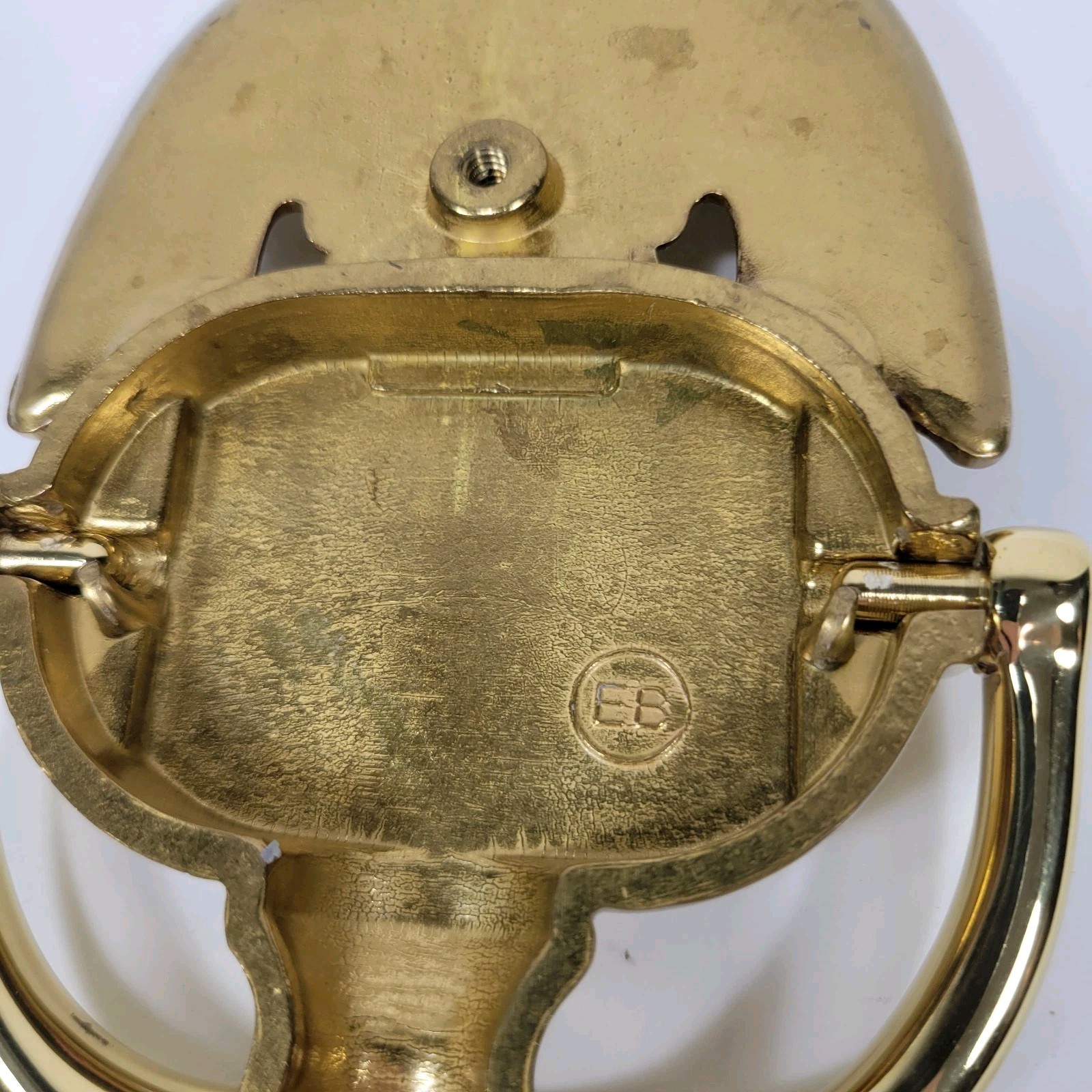 VTG Brass American Eagle Door Knocker 8” MCM Bicentennial Patriotic Regency