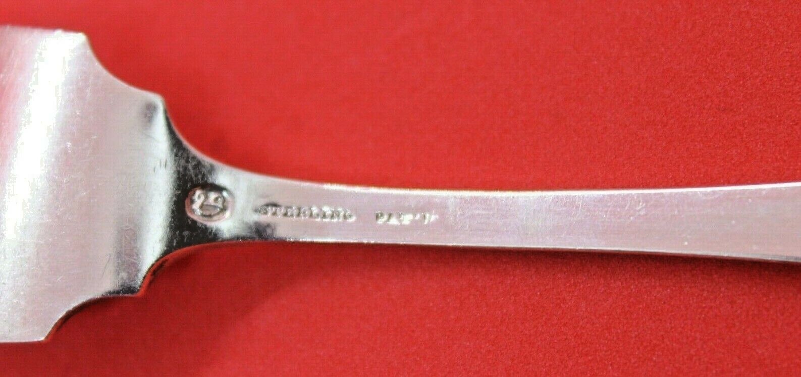 Durgin FAIRFAX (1910) 6 1/8″ Sterling Salad Fork ~31g Mono “B”