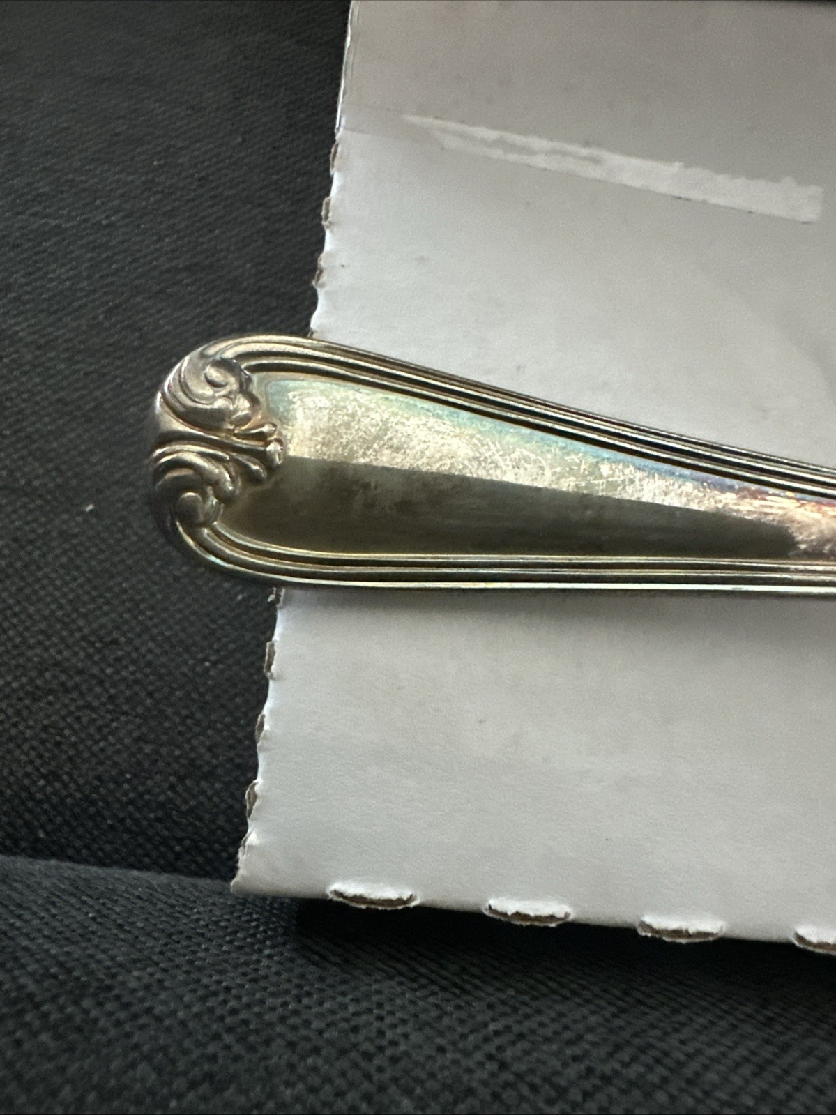 Gorham HERITAGE Solid Shell Berry Casserole Spoon 9″ Italy Silverplate With Box