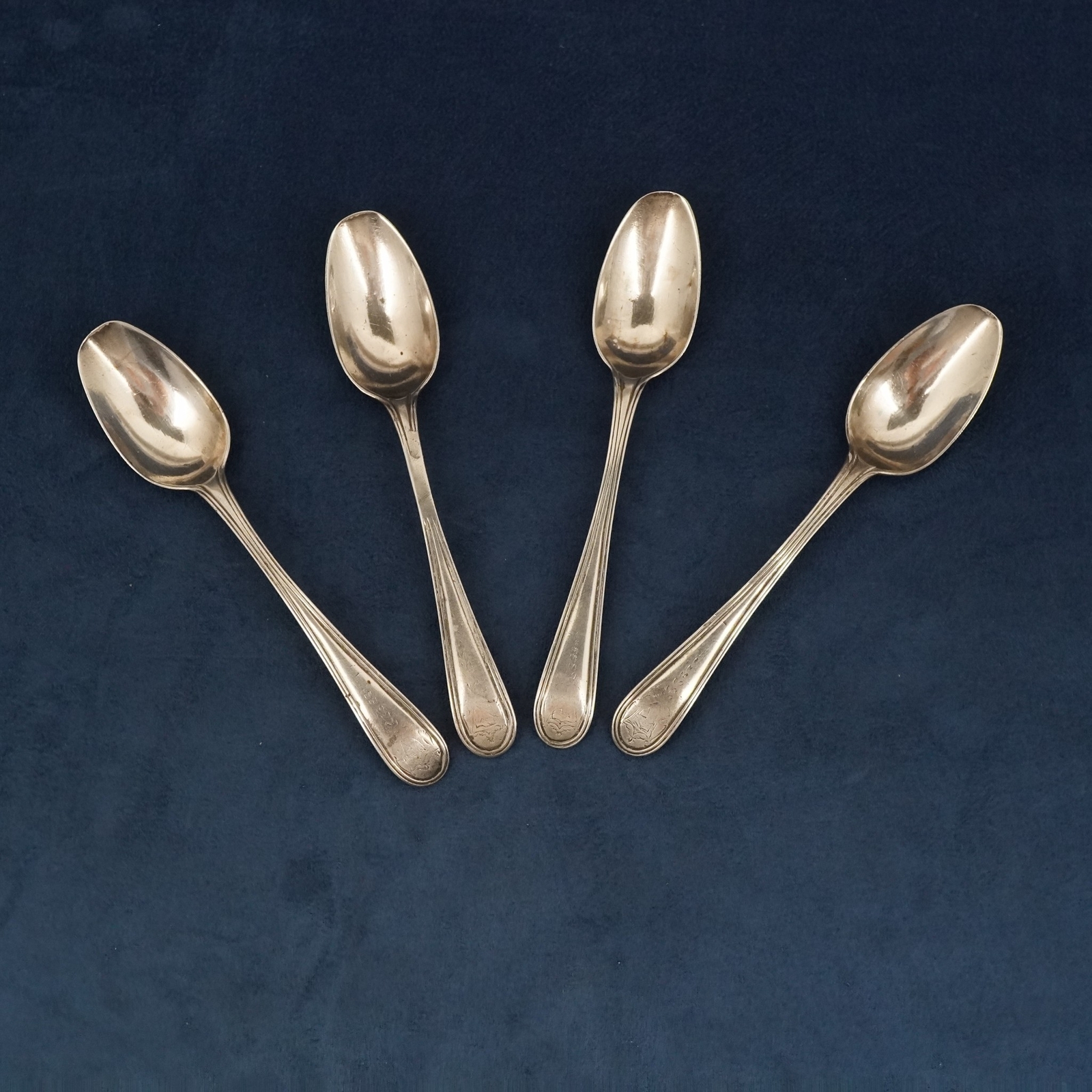 Peter & Ann Bateman London Spoons 1792 w Old Markings – Free Shipping USA