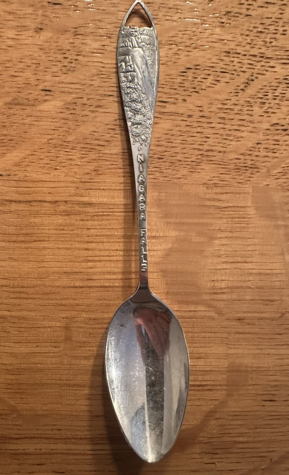 Niagara Falls Souvenir Spoon Sterling Silver An Indian Legend 5.5” 12.8 Grams