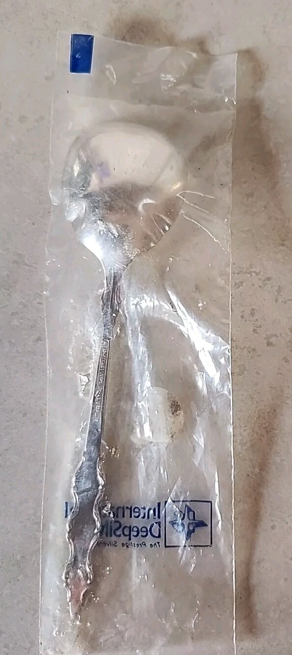 International Silver Deepsilver Silverplate Sugar Jelly Jam Spoon 5.5″