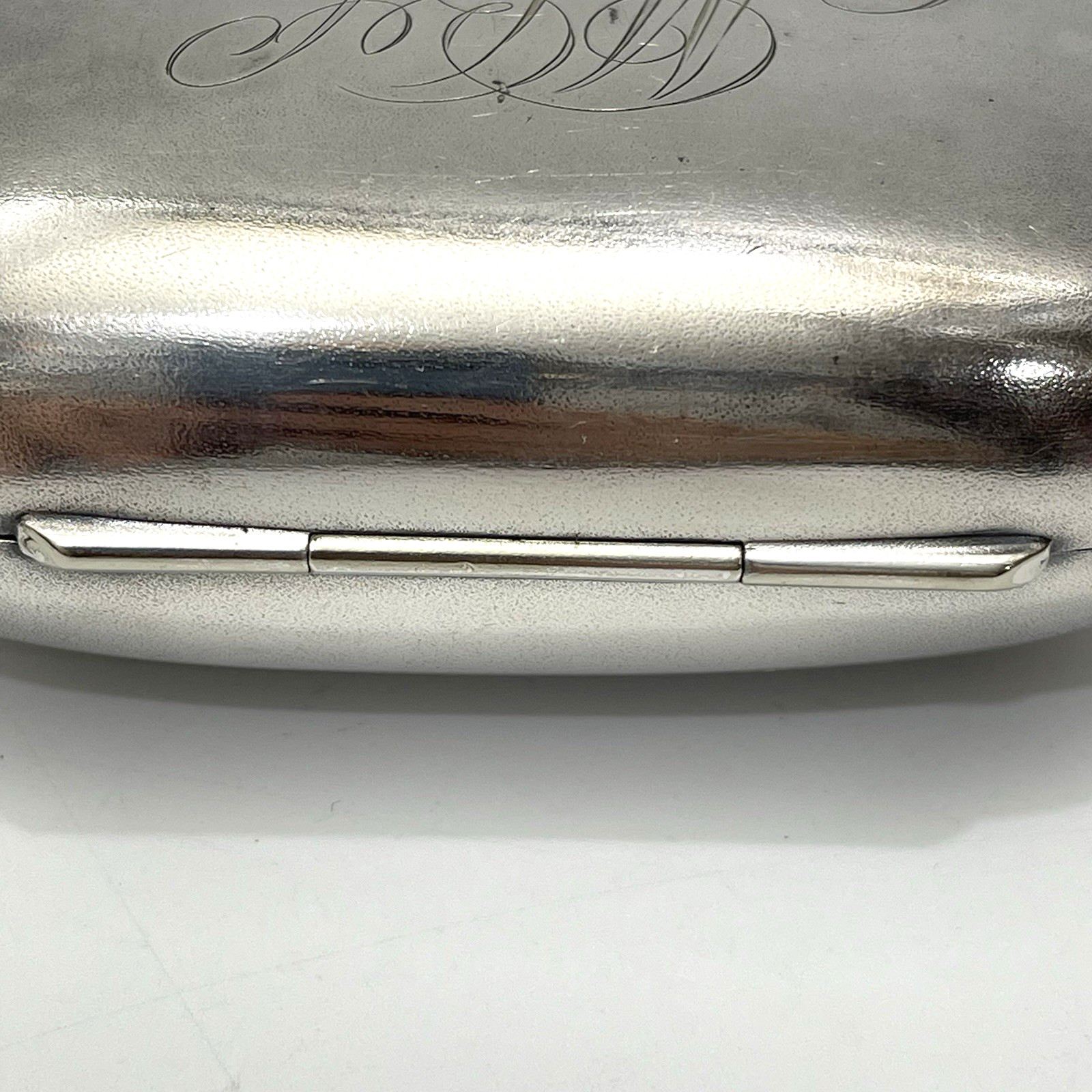 Antique Gorham Silverplate Monogram Travel Soap Box Possibly Late 19th Century