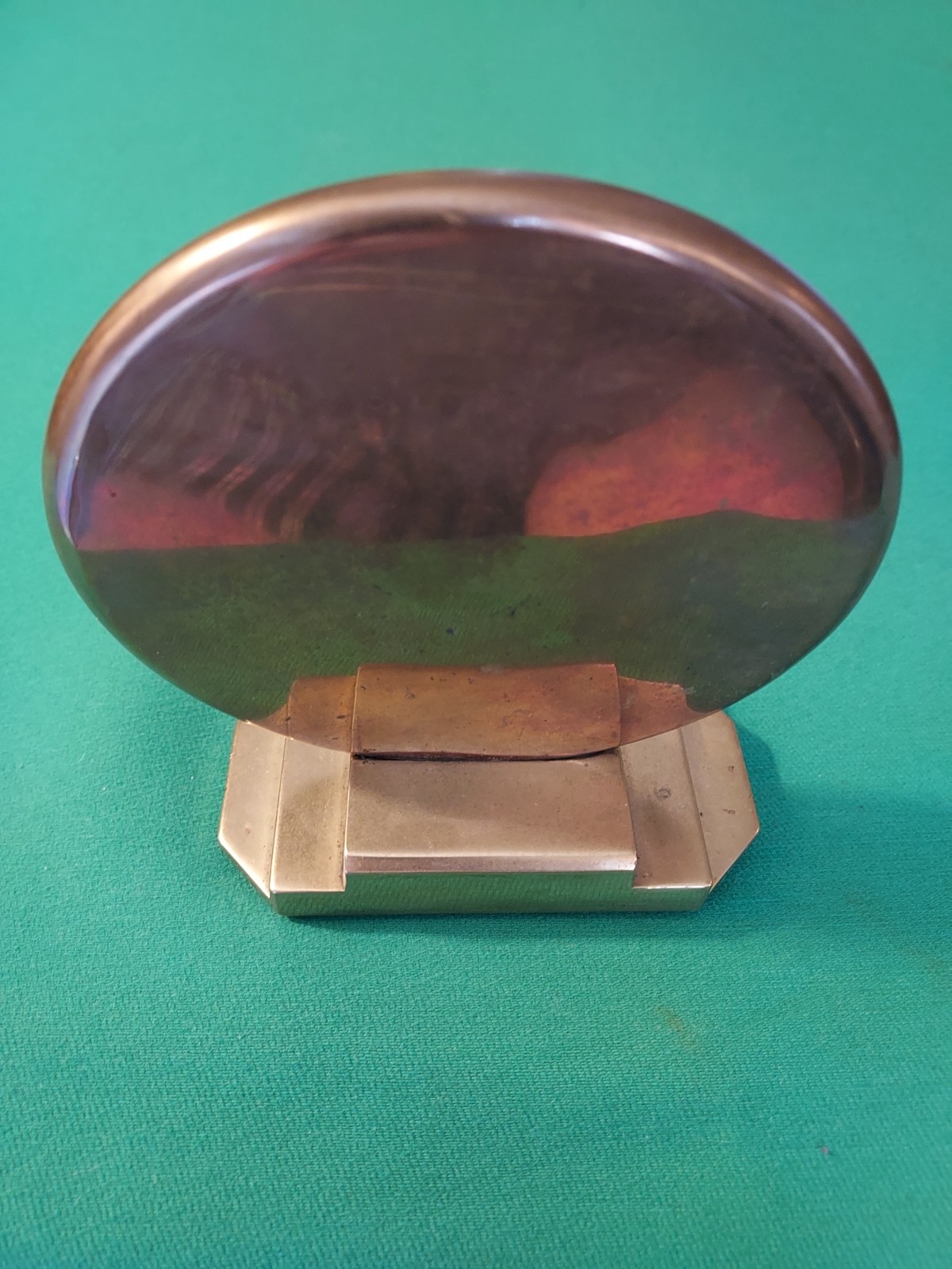 Antique convex mirror – Solid Brass Framed