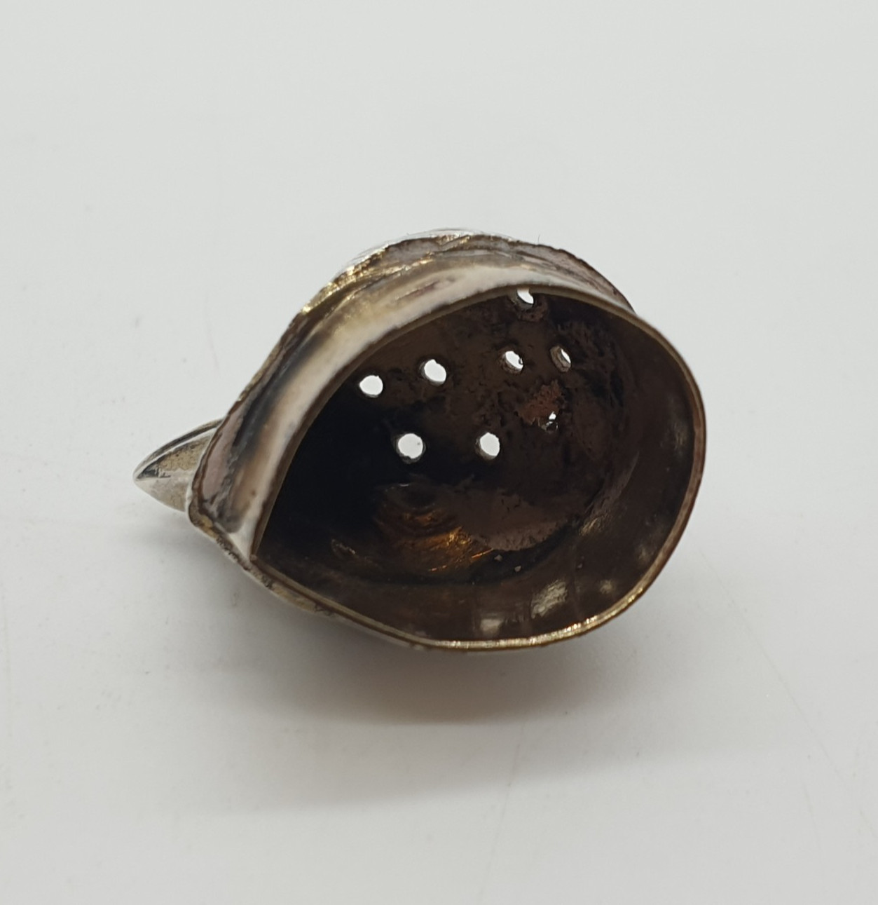 Victorian Sterling Silver Chick Pepper Pounce Pot by Thomas Johnson II 1882