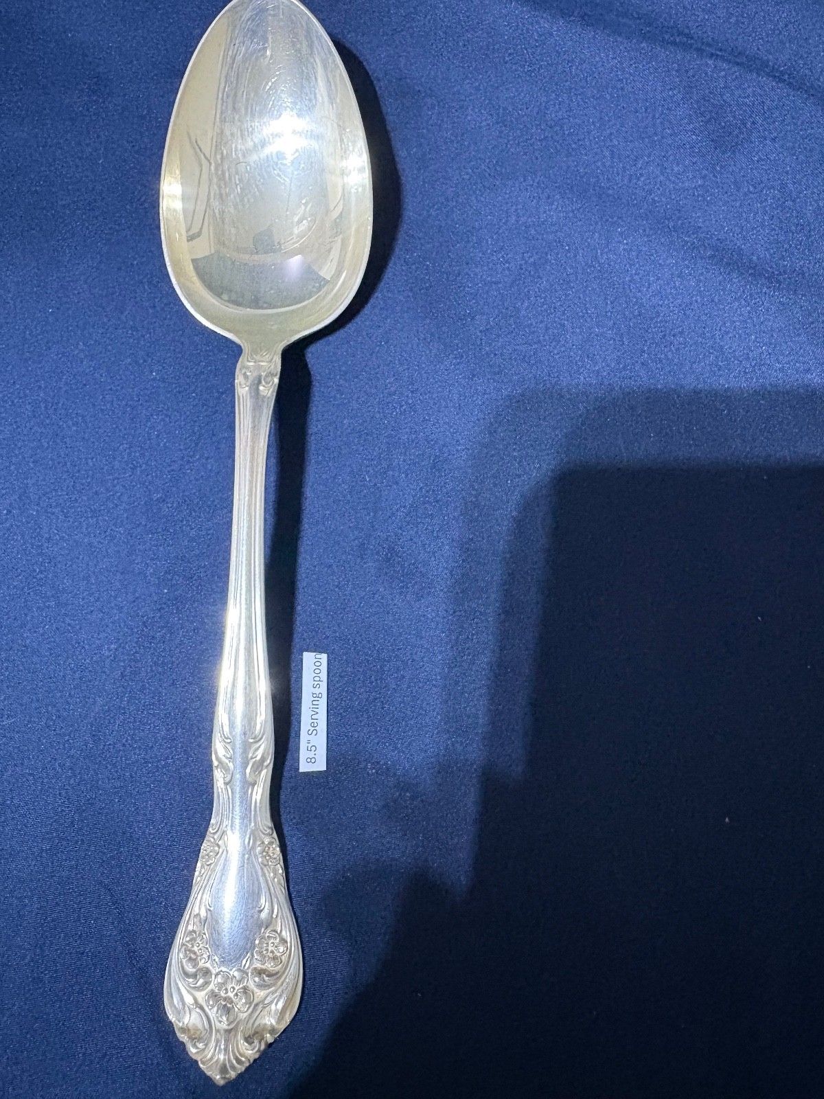 Alvin Sterling Vintage Chateau Rose Serving Spoon 8.5″, 62.8 gm