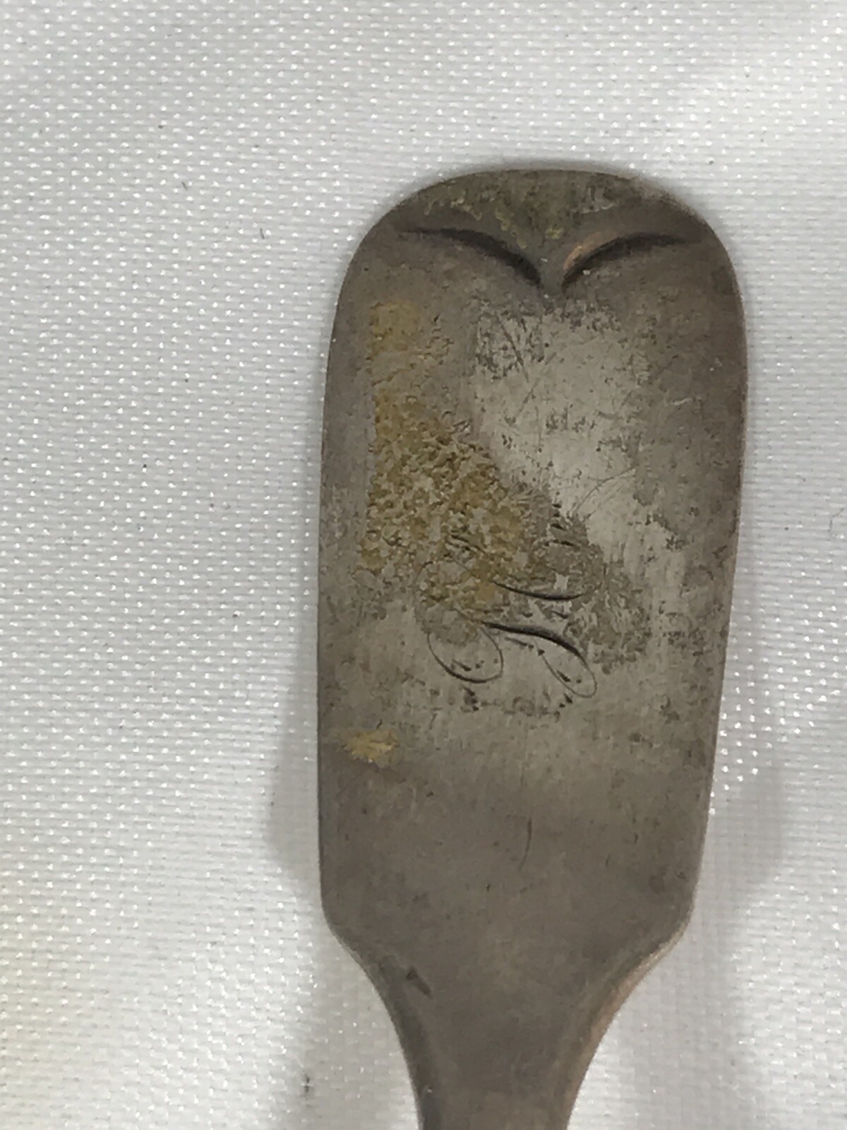 ANTIQUE SQUIRE & LANDER COIN SILVER LOT OF 2 SILVER SPOON
