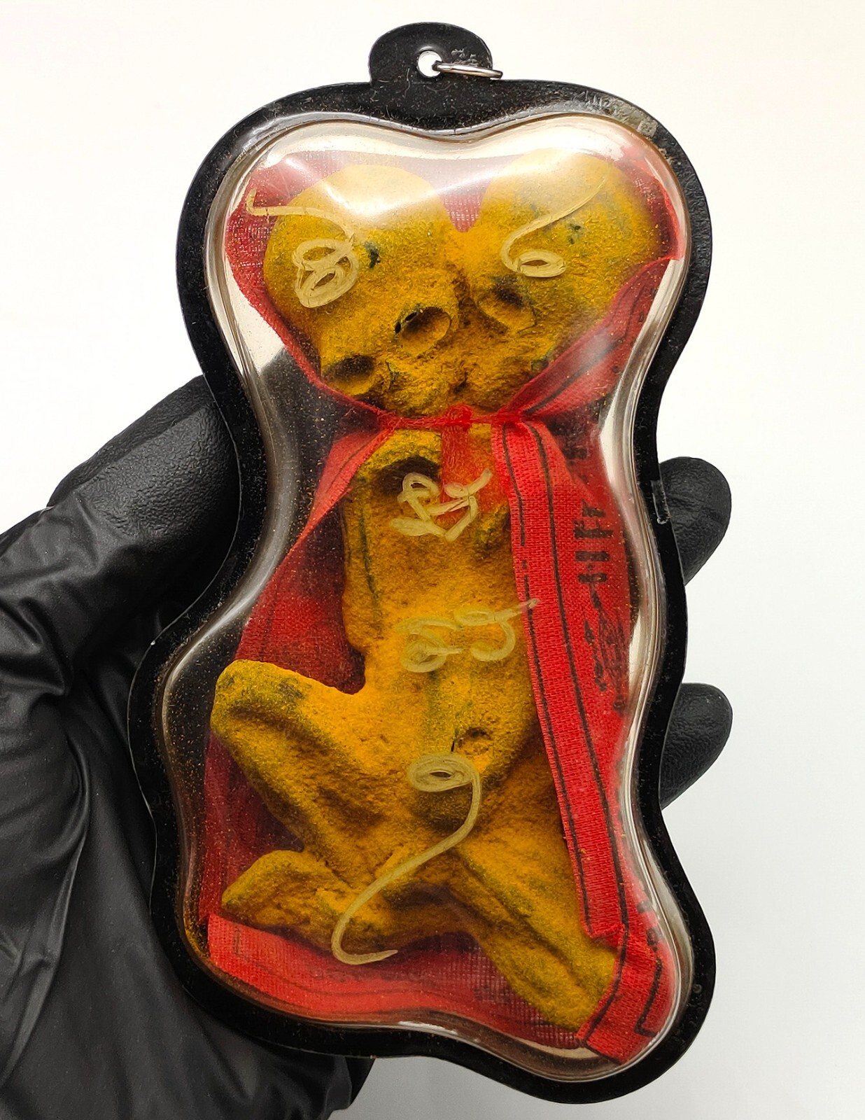 Haunted Gift Luk Krok Kuman Thong Hong Prai Skull Mantra Thai Amulet CK313