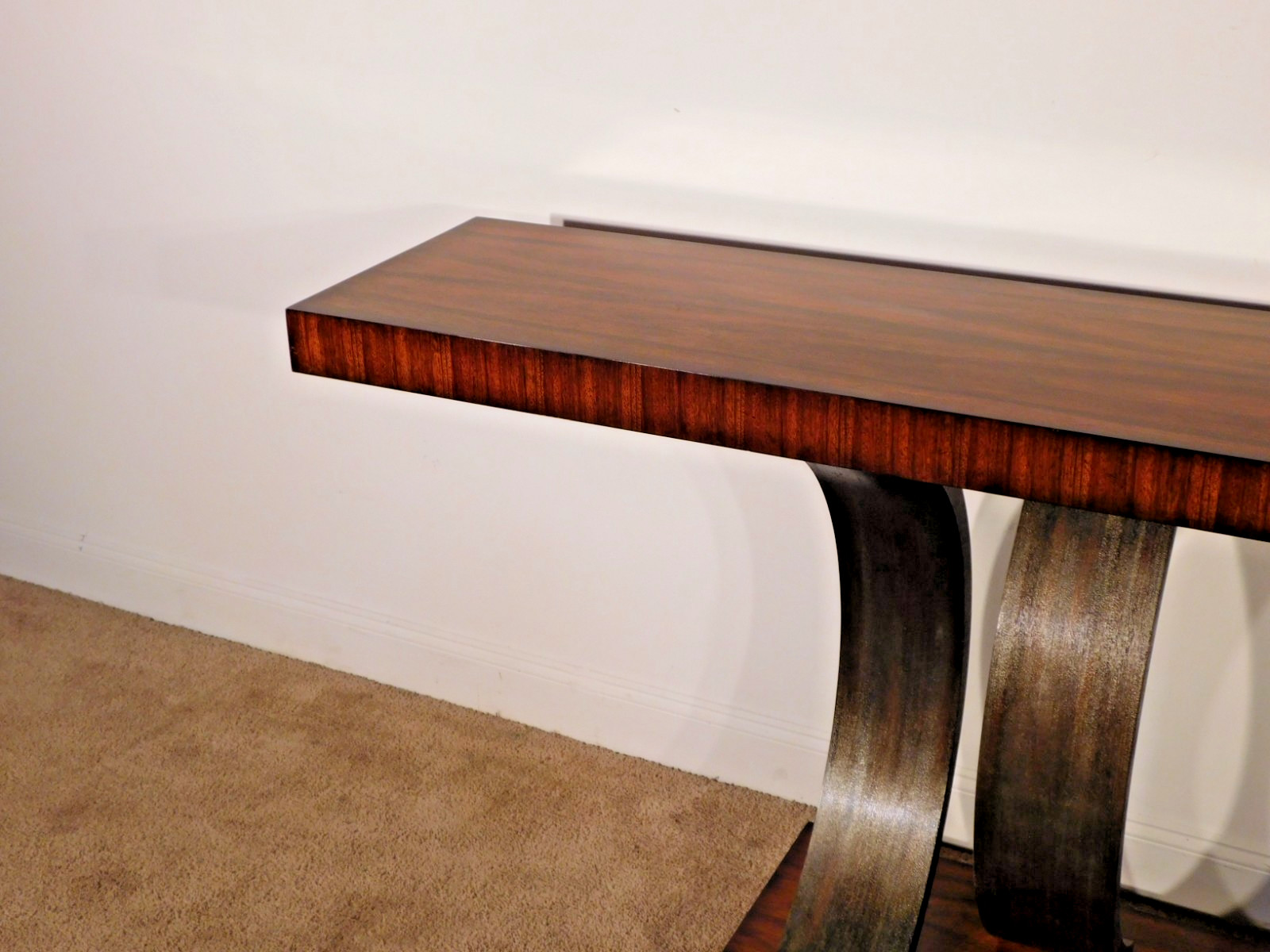 Theodore Alexander TA Vanucci Eclectics Inward Curve Console Entry Sofa Table