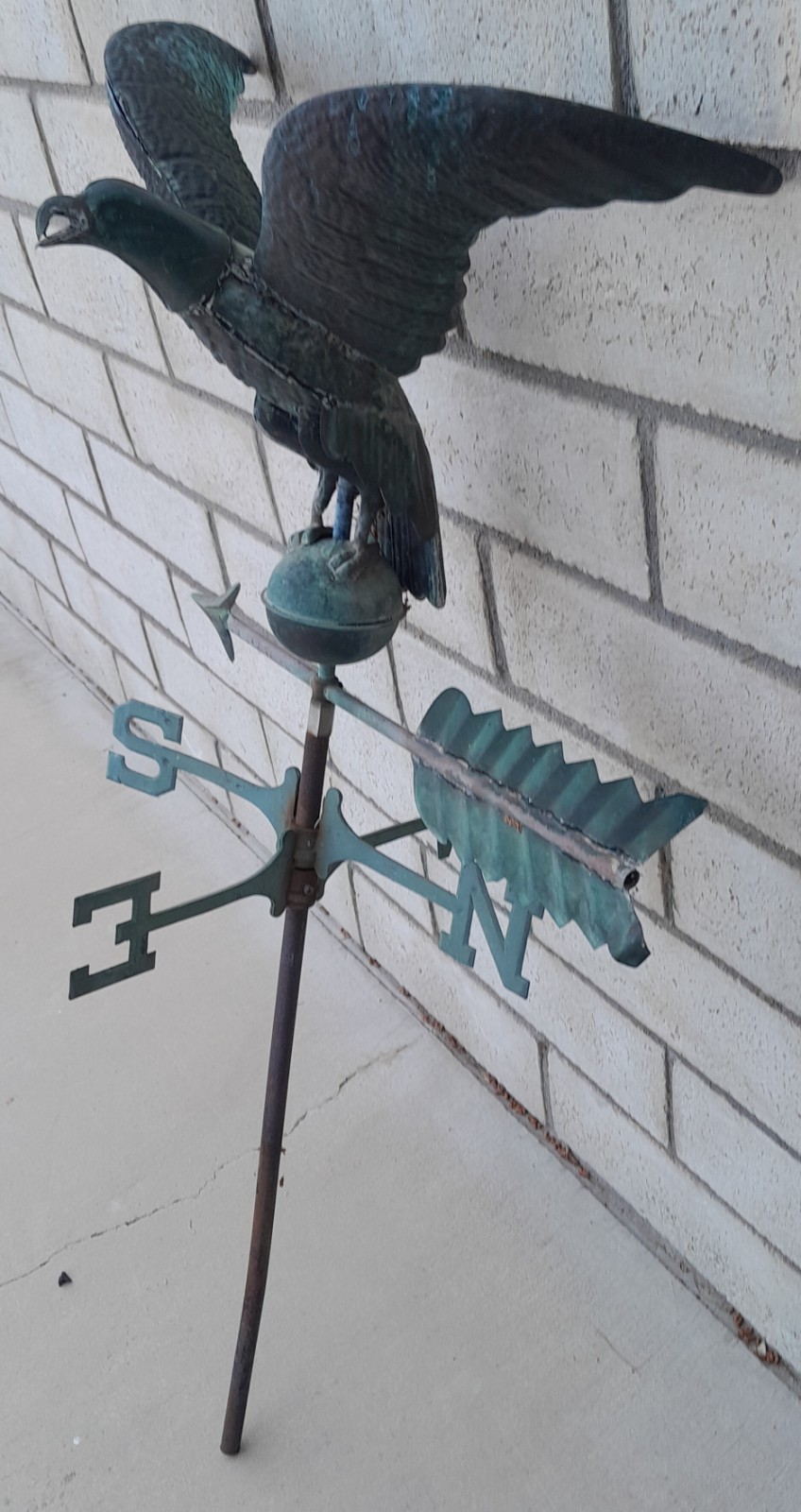 Vintage Copper Eagle Weathervane