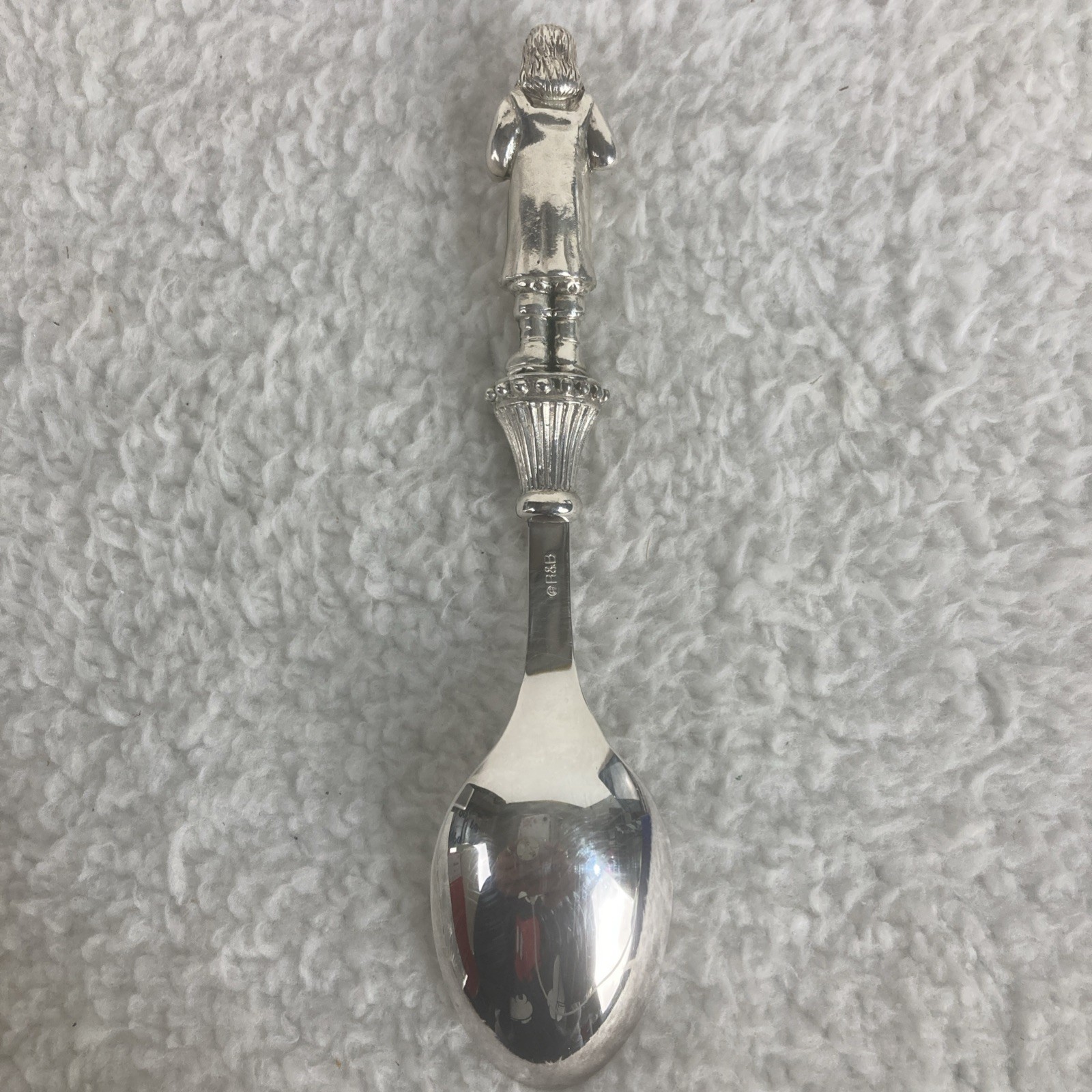 Reed and Barton 2001 Santa Spoon Kringle Christmas Silver Plated Keepsake
