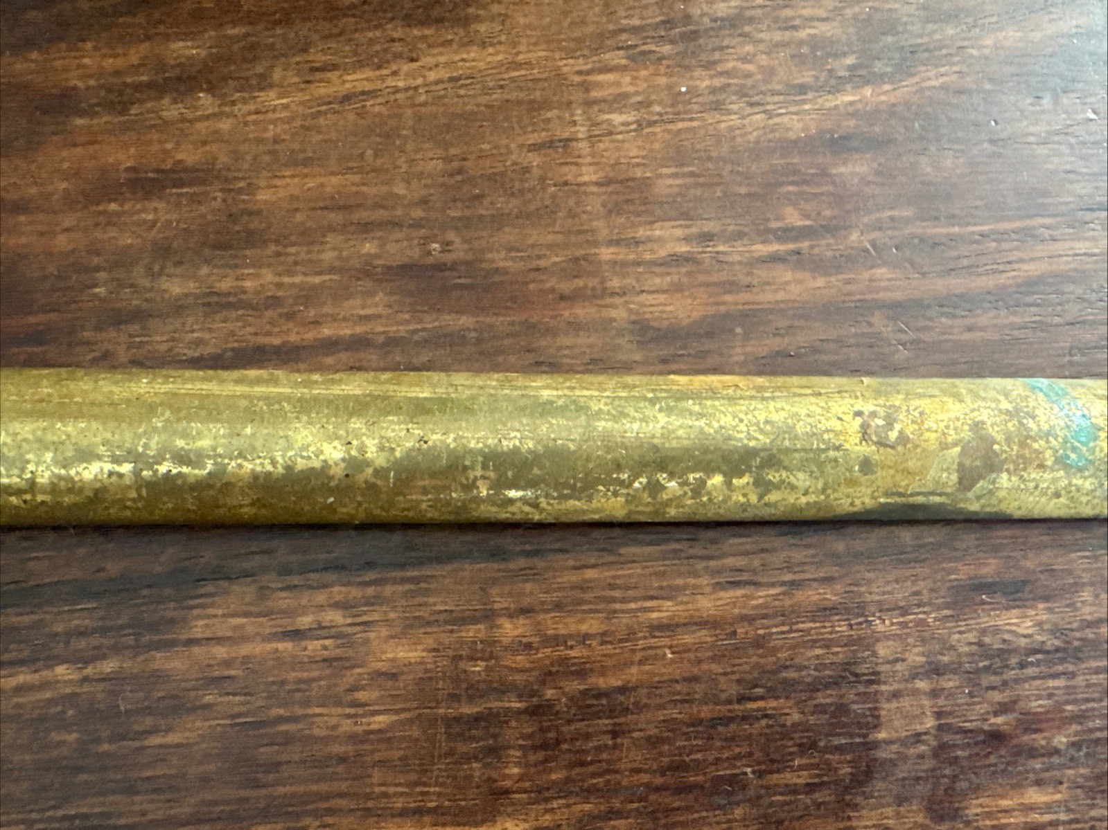 Antique Solid Brass 12″ Sliding Surface Bolt Door Lock Reclaimed Distressed
