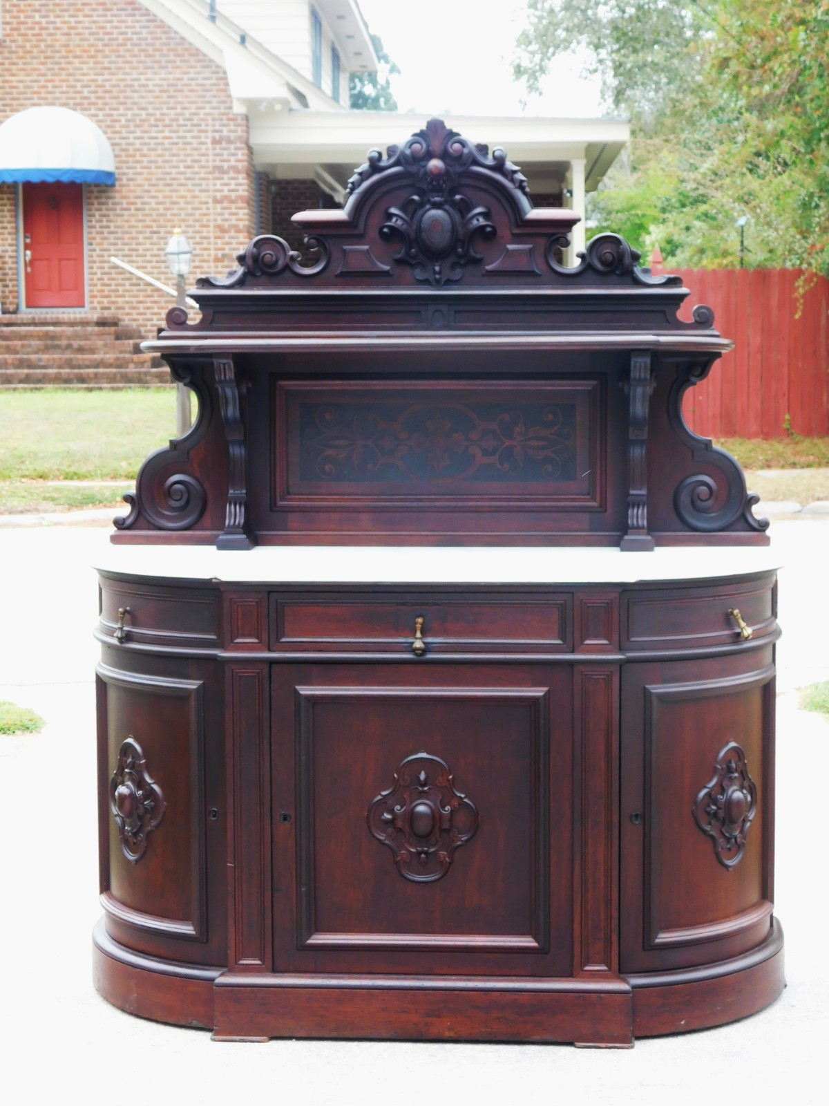 Victorian Walnut Renaissance Sideboard/Buffet