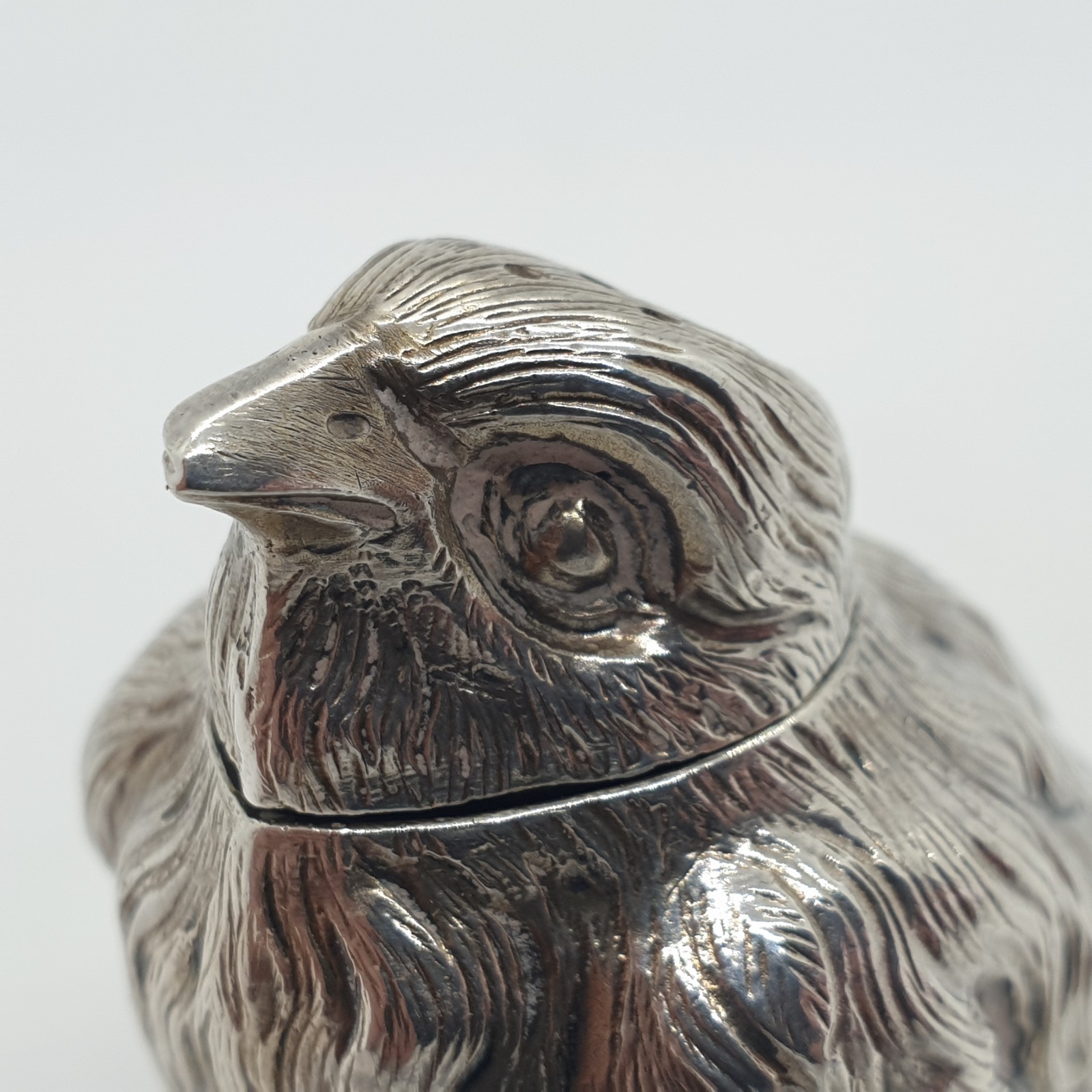 Victorian Sterling Silver Chick Pepper Pounce Pot by Thomas Johnson II 1882