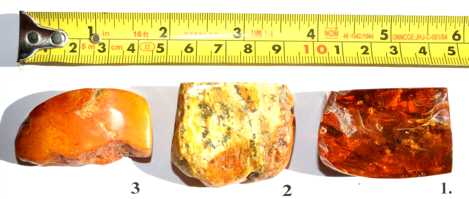 RUSSIAN SOVIET BALTIC AMBER BEAD GEMSTONE ROCK STONE PENDANT NECKLACE PIN BROOCH