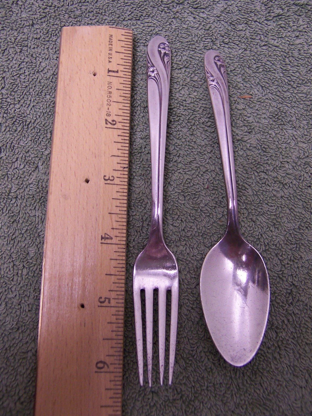 Vintage Holmes & Edwards IS Silverplate Romance Small Spoon & Fork