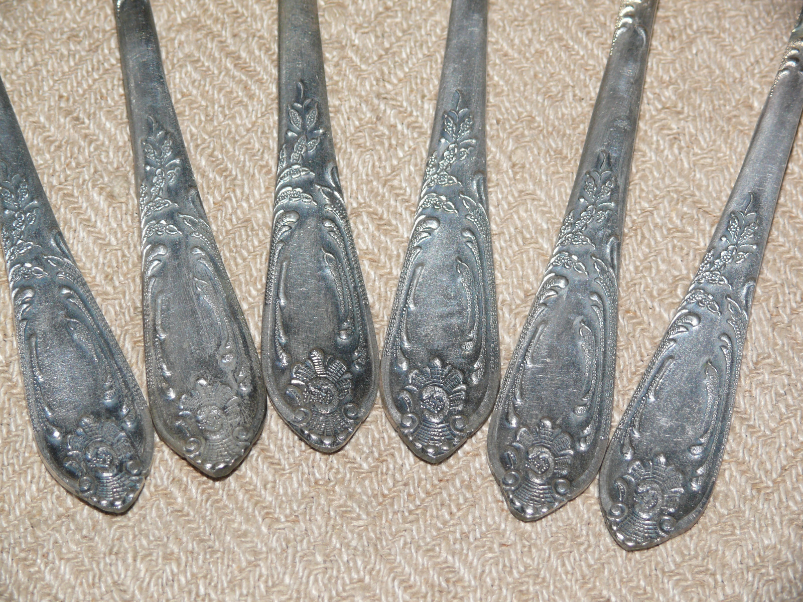 Uncirculated Tea Spoons. Powerful Silvering. Quality Mark. MNC USSR