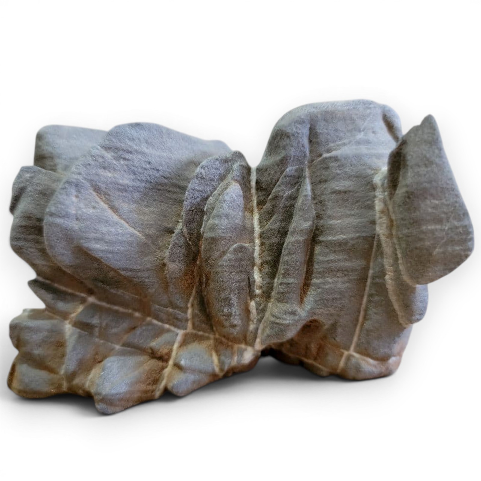 Suiseki Natural Stone Japanese Viewing Landscape Rock Waterfall Bonseki 4.9 inch