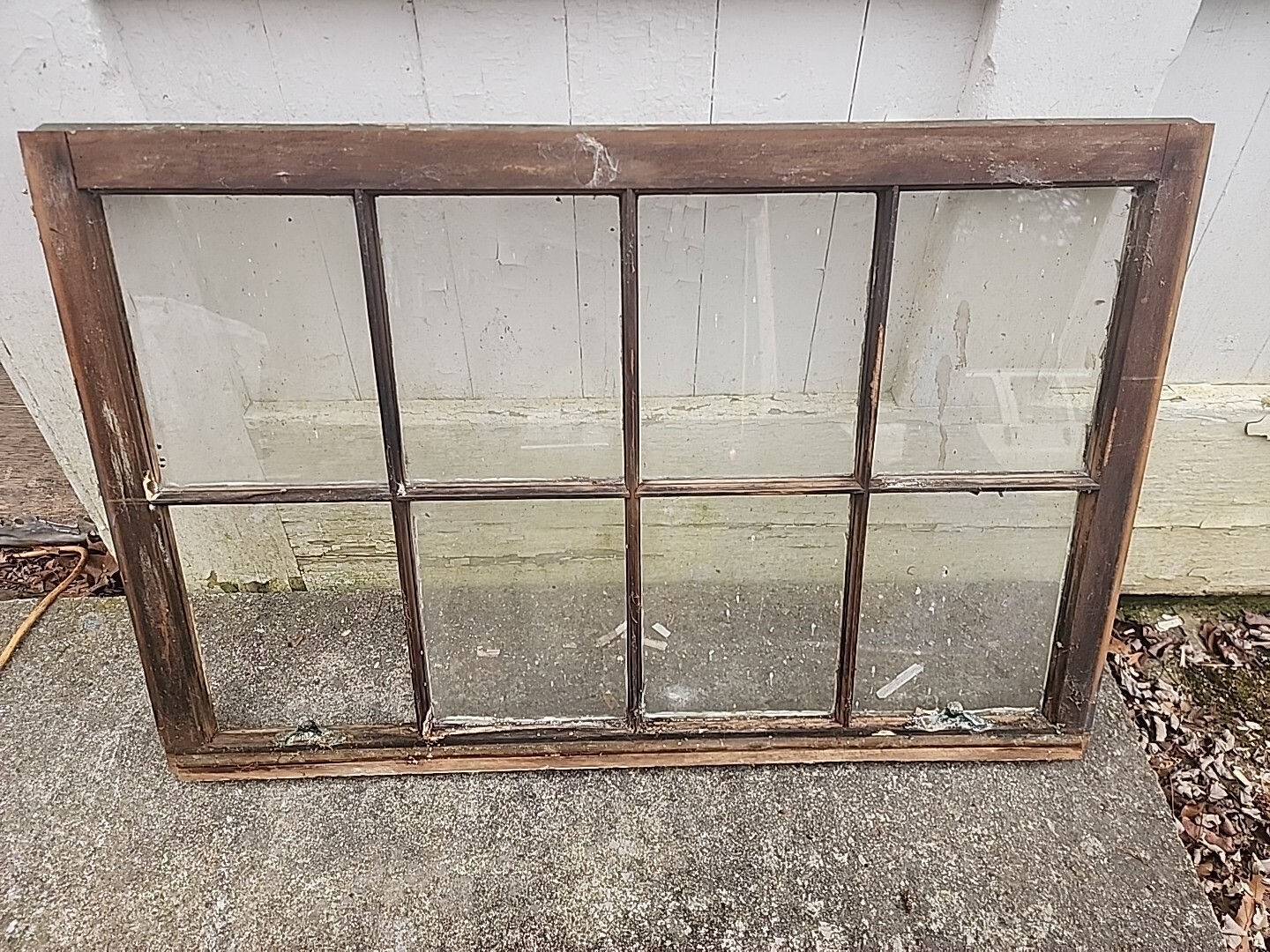 Eight 8 Pane Antique Window Sash 23 X 36 Inches Overall One Of Many Similar
