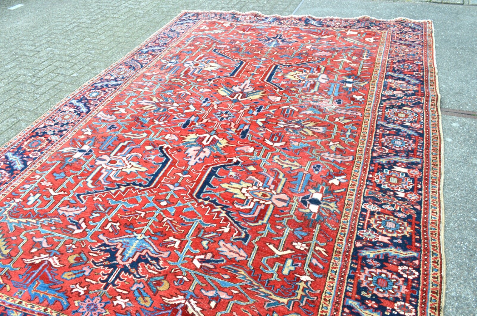 Gorgeous Antique Serapi Heriz region Rug Allover ***WWS***
