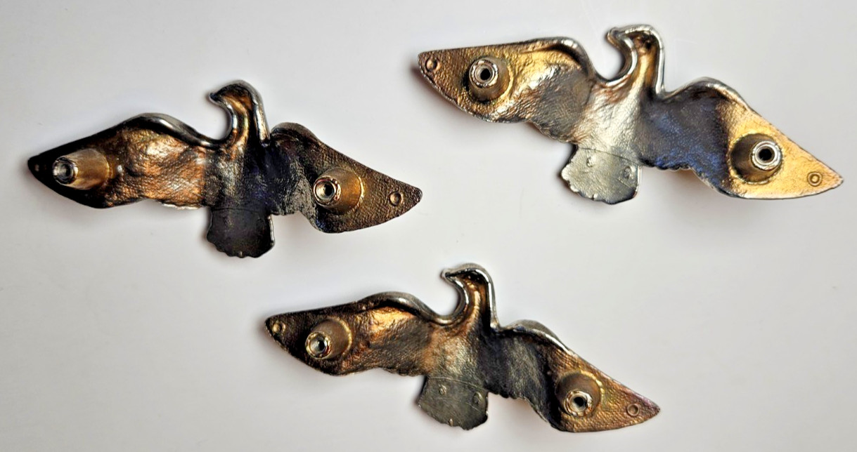 Vintage Brass Eagle Drawer Pulls Set of 4 Size 4×2 inches 2.5 inch centers