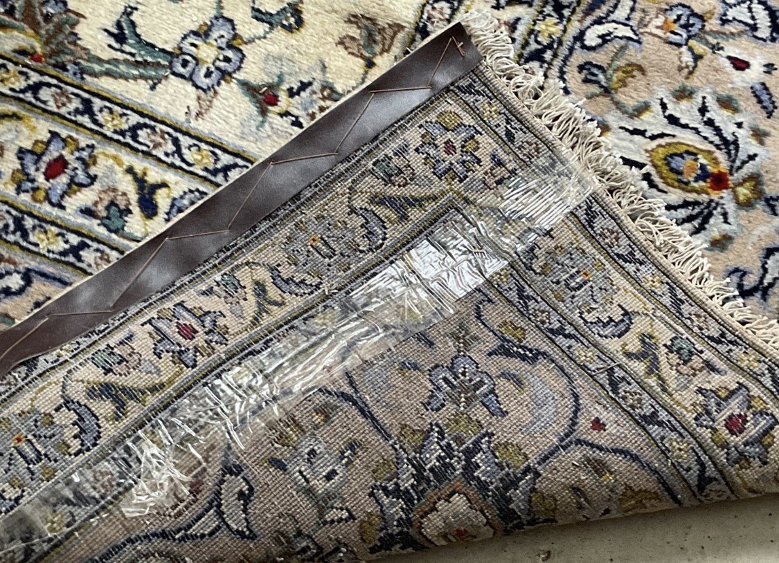 RRP £5000 Extra Large Hand-Knotted P E R S I A N K A S H A N Wool Rug Old