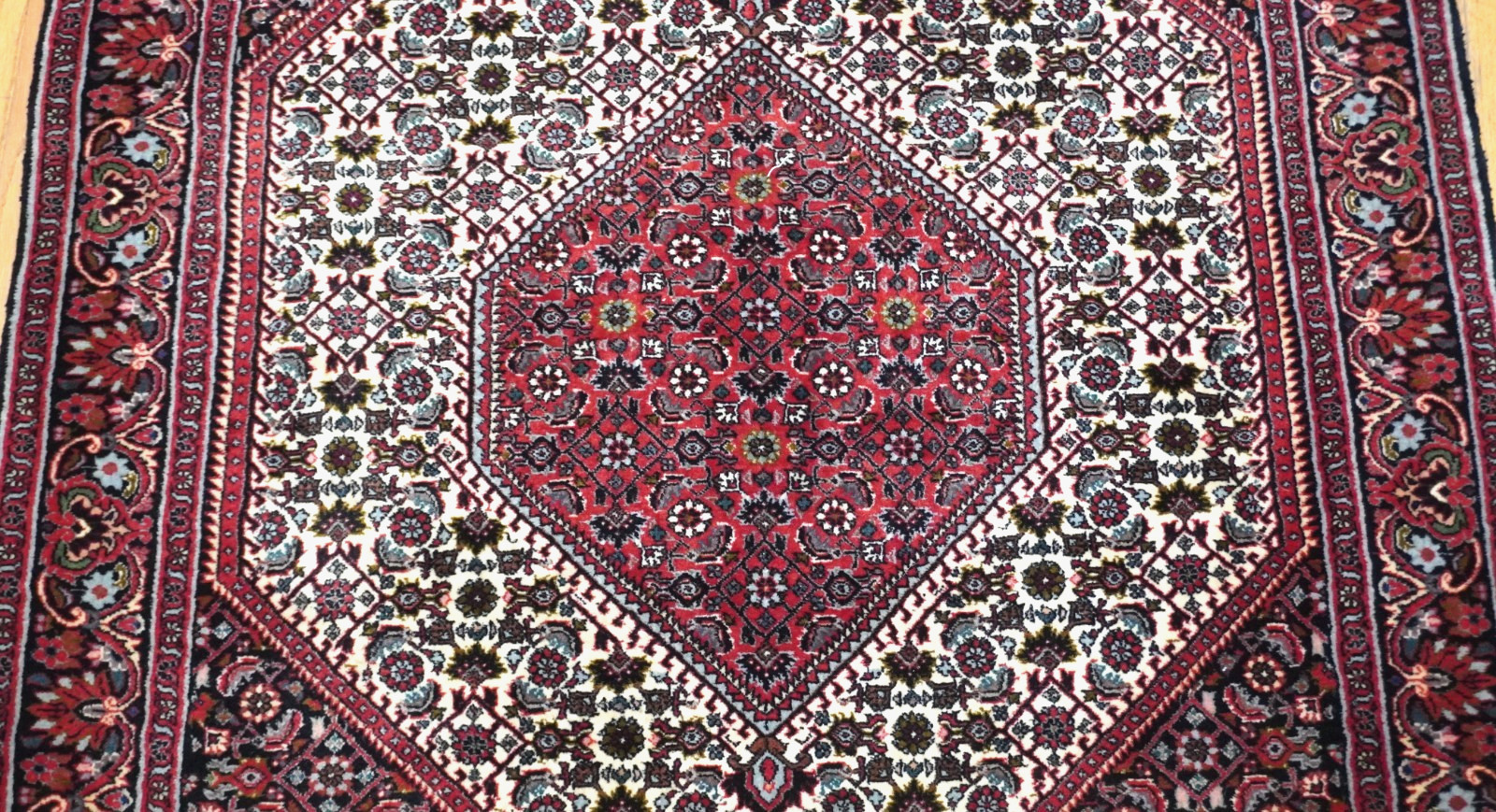 Fine Bijarr Hand Knotted Wool Geometric Premium Quality Rug 3’3″x 5’3 Excellent