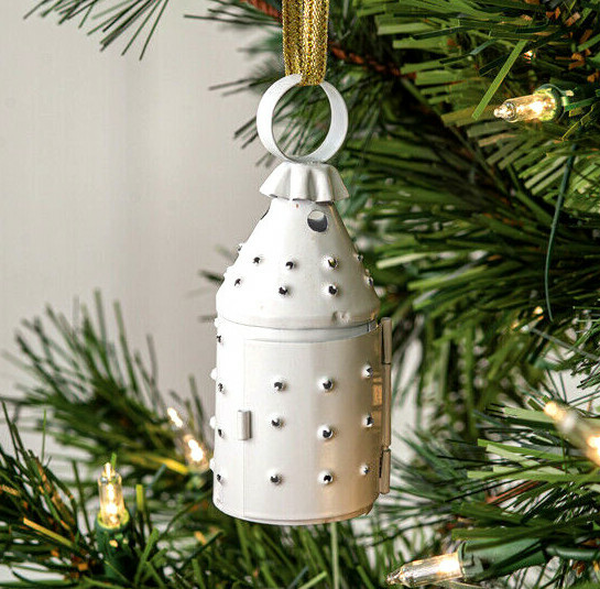 Primitive Colonial Style MINI Paul Revere Lantern Ornament Tin Punch 3 1/2″ tall