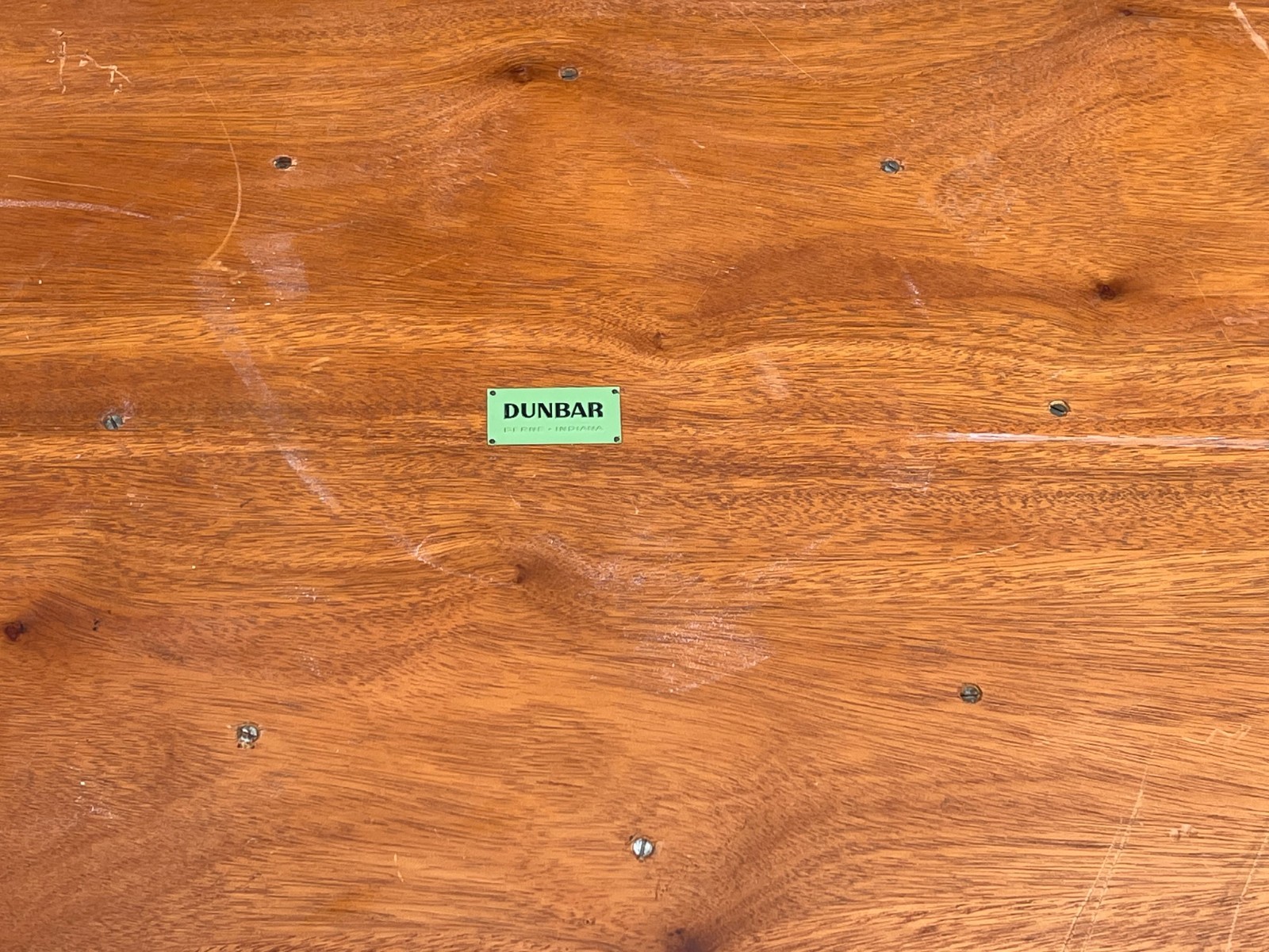 1960s Mid-Century Modern Round Coffee Table by Dunbar Berne Co.