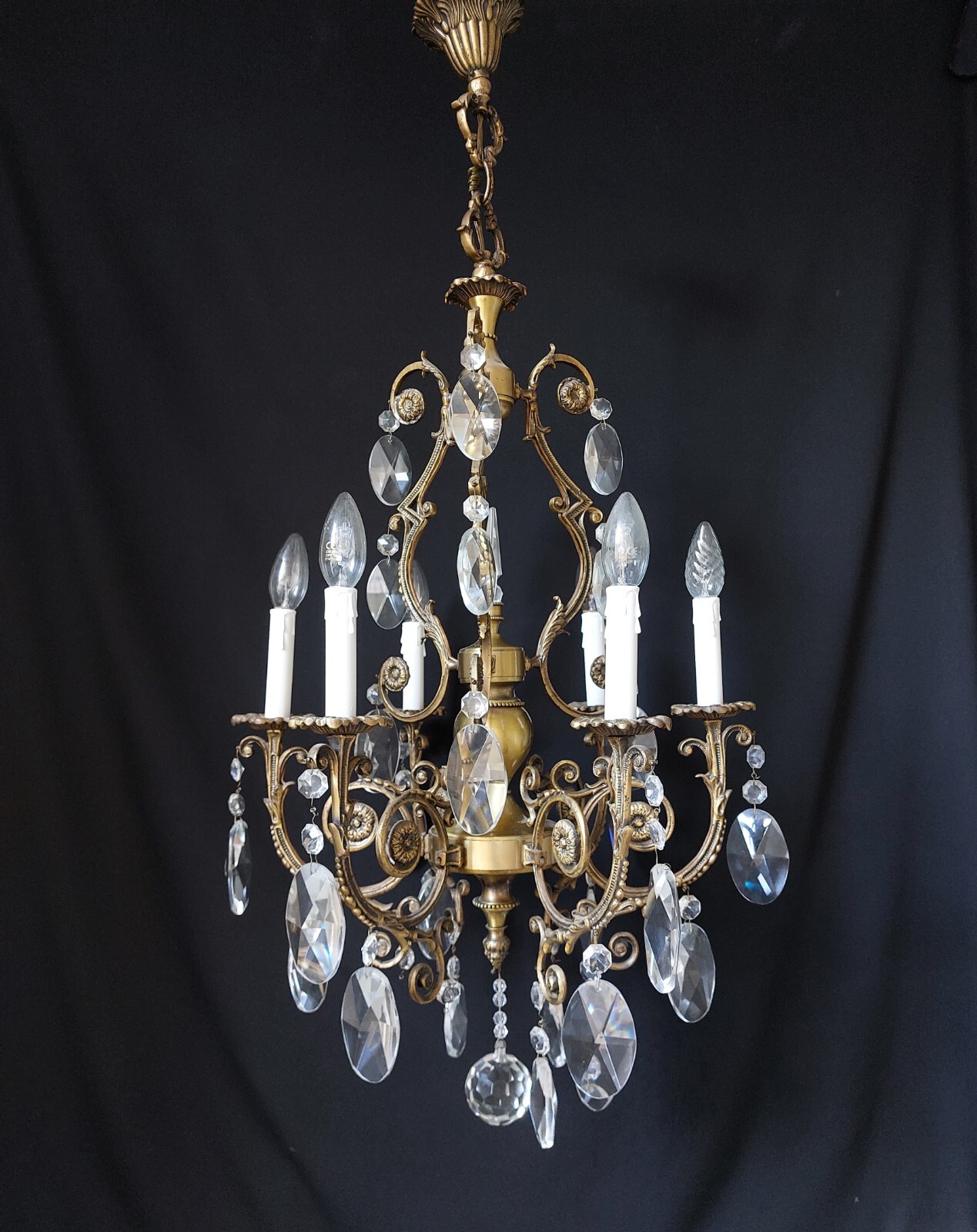 Chandelier Large Vintage Ceiling Light Lamp Lighting Fixture 6 Lights