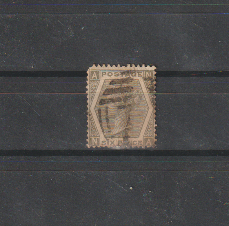 GG-GREAT BRITAIN USED SC#60 QUEEN 1872-73 SCV$250.00
