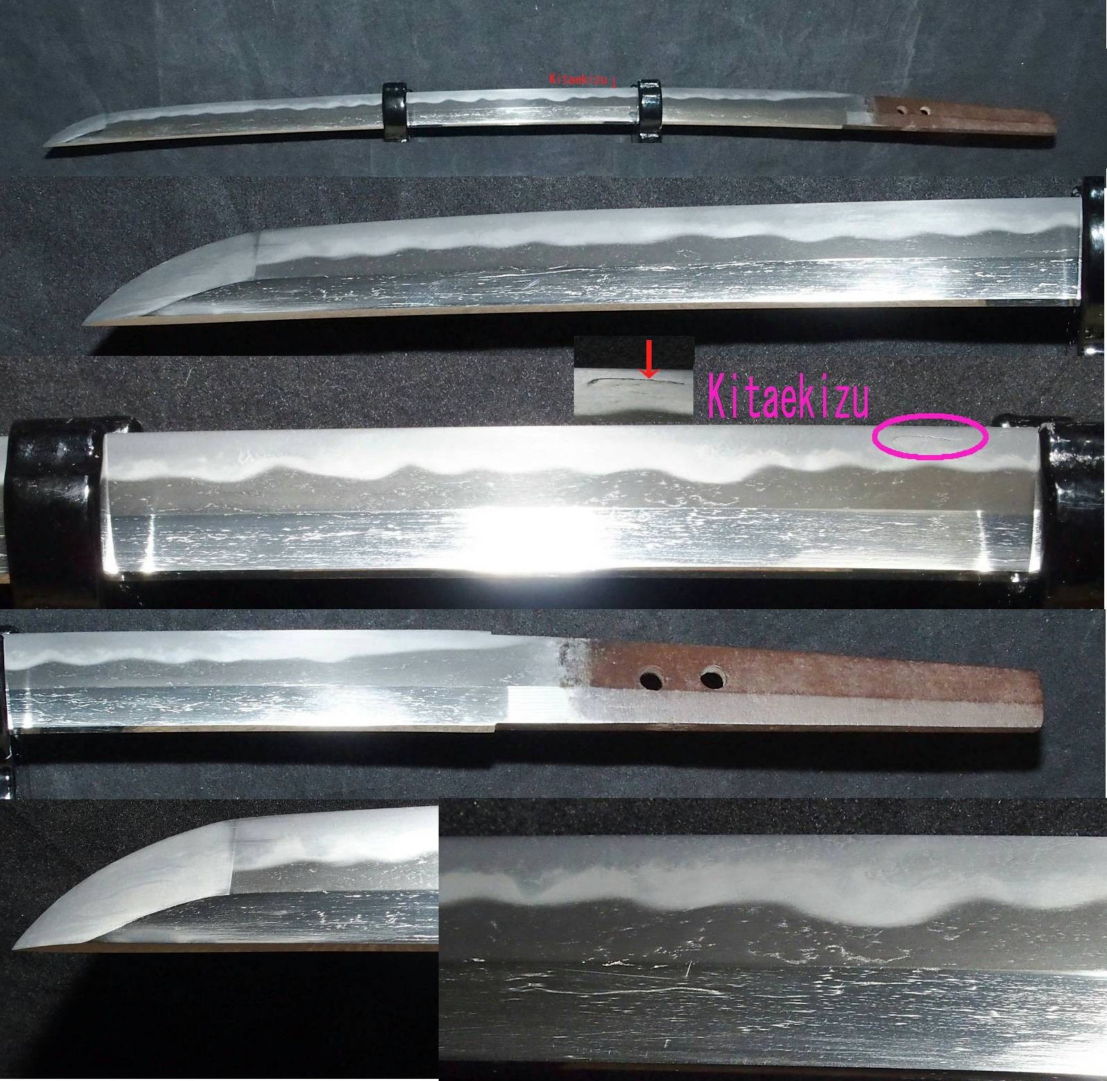 Wakizashi/Antique Japan/Commissioned officer’s short Guntō/Nosignature Shimada島田