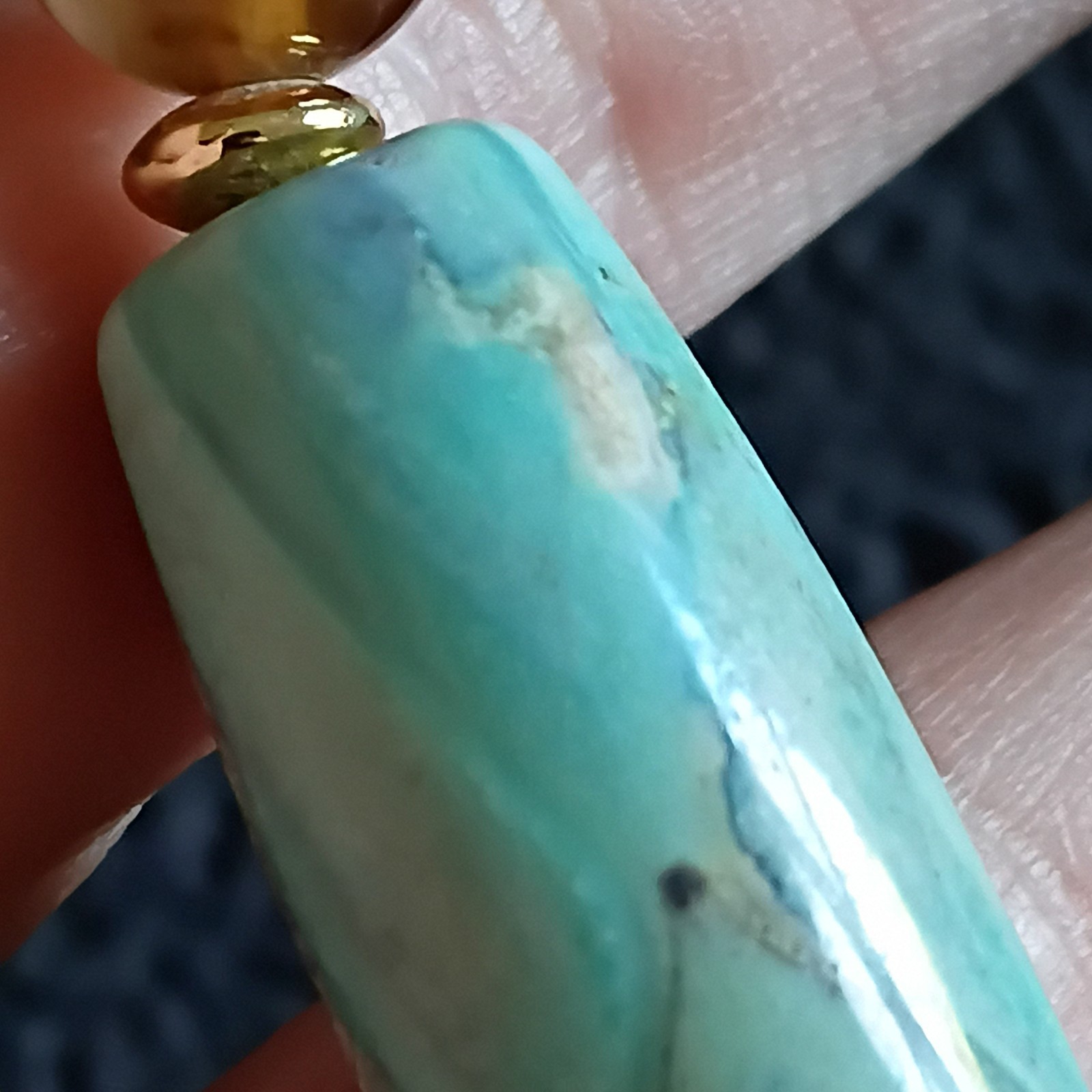 Tibetan Natural Agate Chung Dzi Bead Bracelet