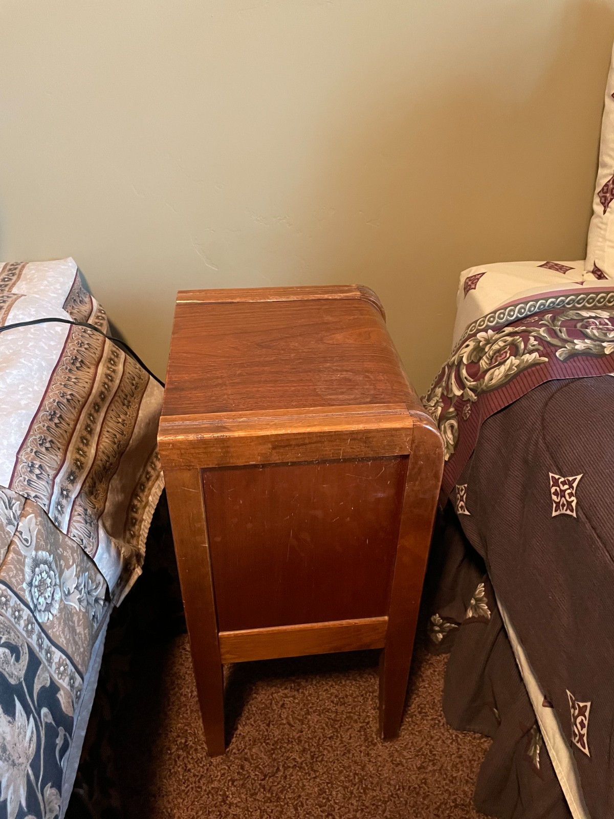1930’s Waterfall Night Stand Pair