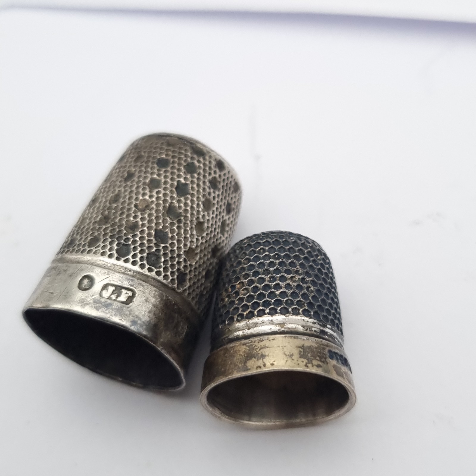 Antique Thimbles Solid Sterling Silver James Fenton & Childs Thimble