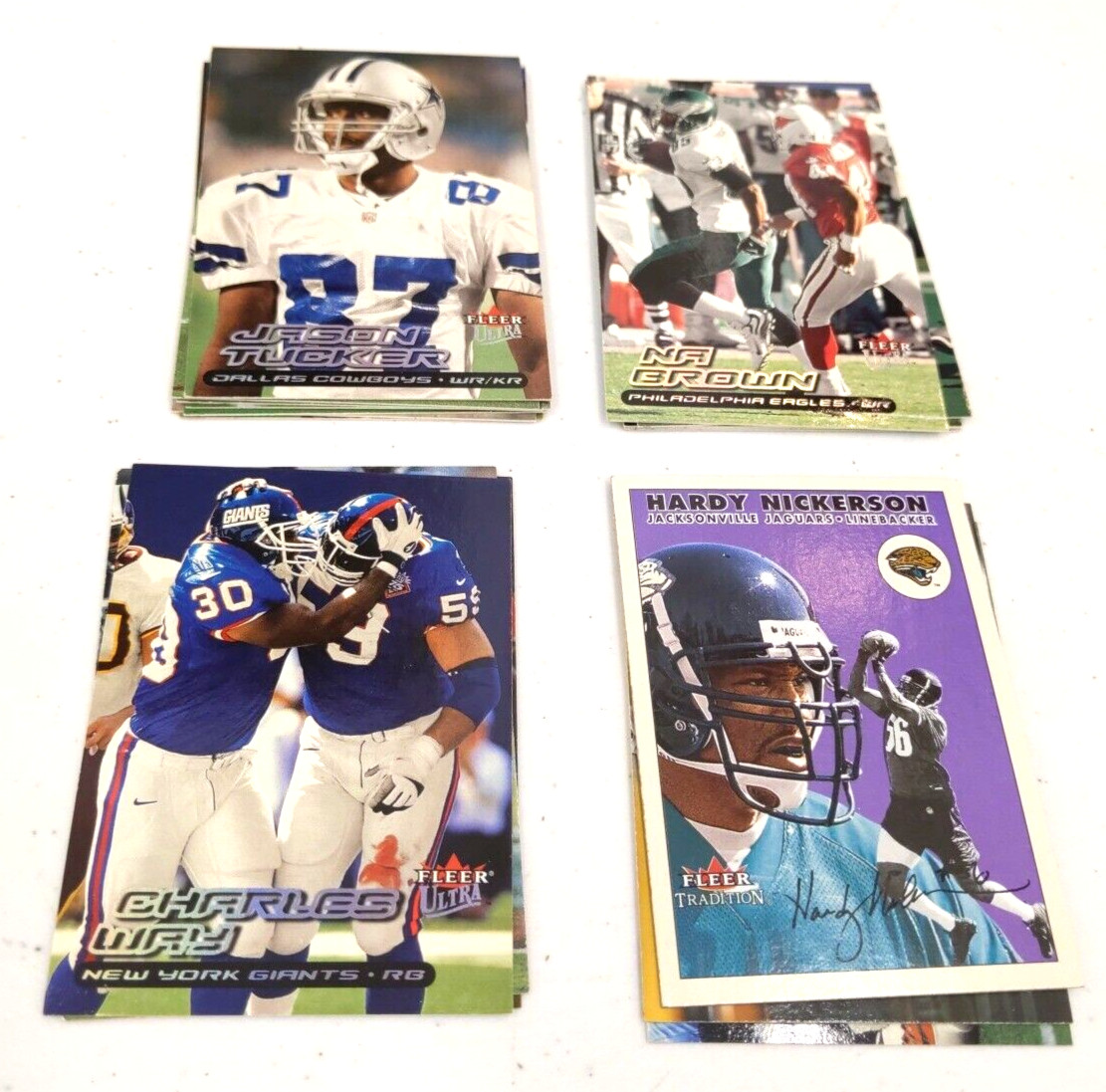 Fleer NFL football Cards Year 2000 18 Cards