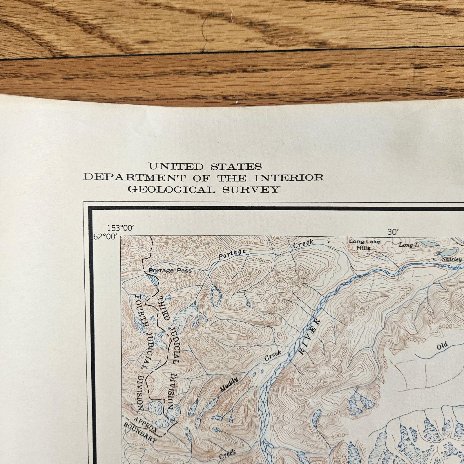 Vintage 1940-50’s Set Of USGS Seward, Anchorage, Tyonek Alaska Topographic Maps