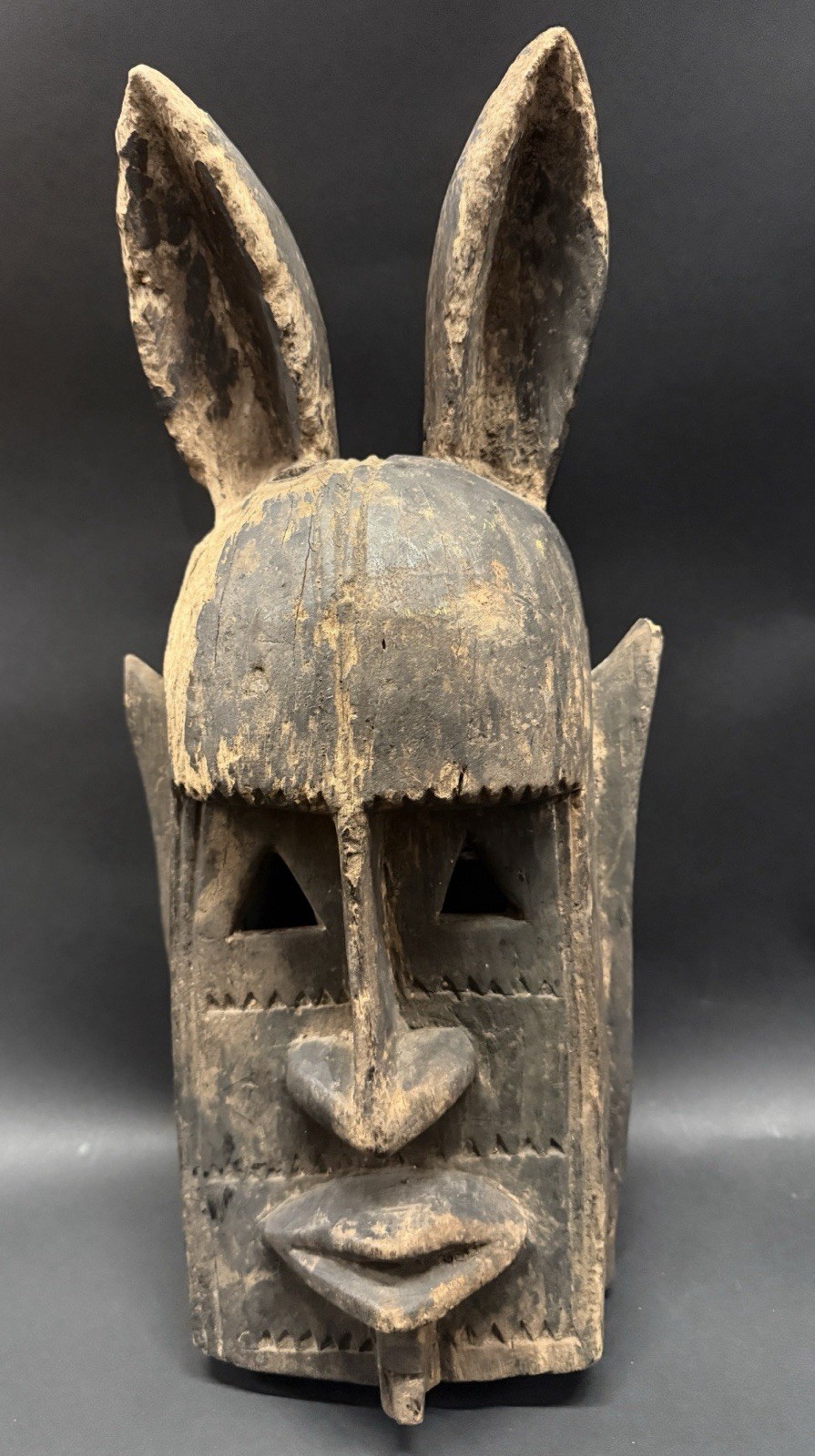 Dyommo Rabbit Mask Dogon Mali.H16 Inch -Wide7 Inch -pre-owned