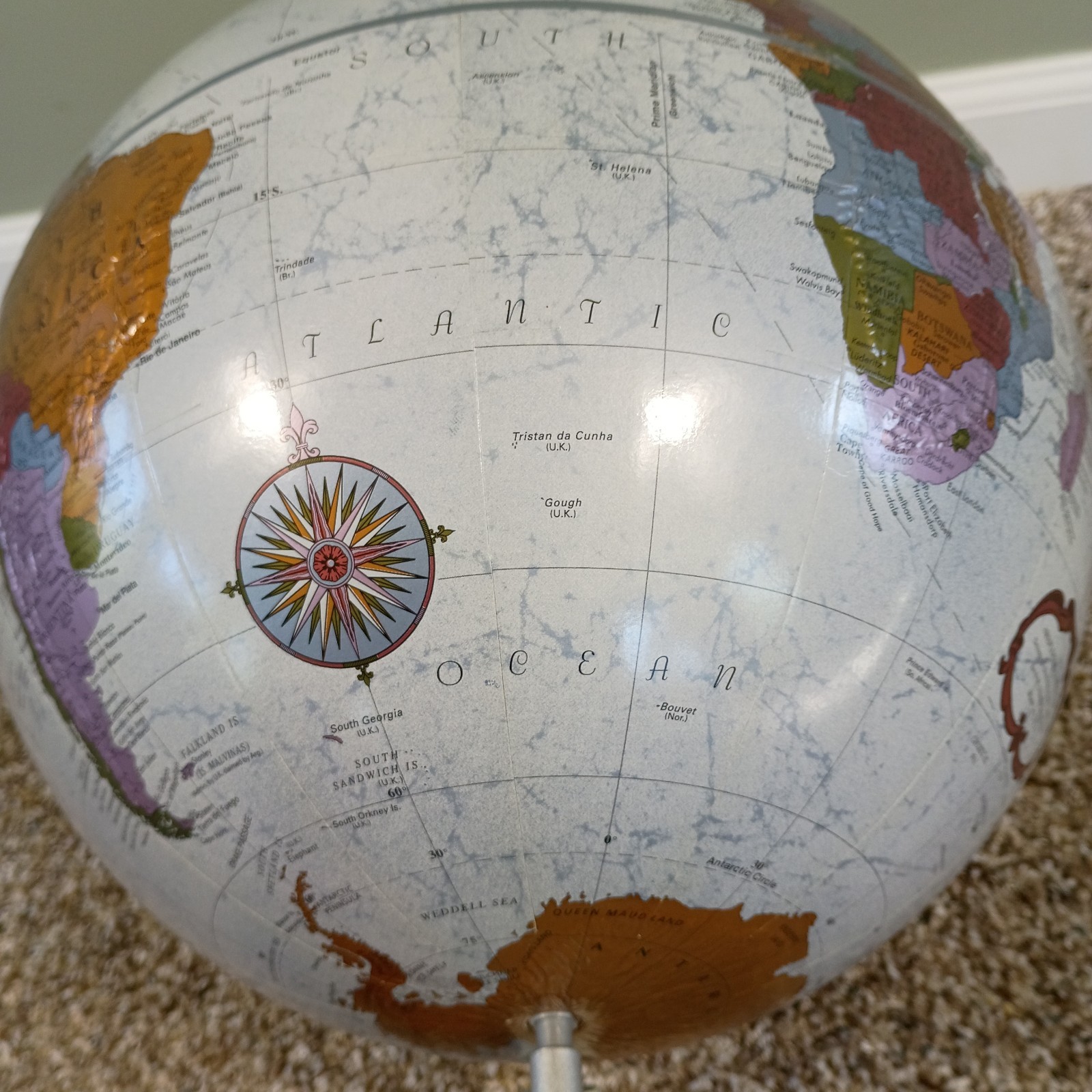 Replogle 12” Platinum Classic Series Globe USA Made Raised Relief Surface