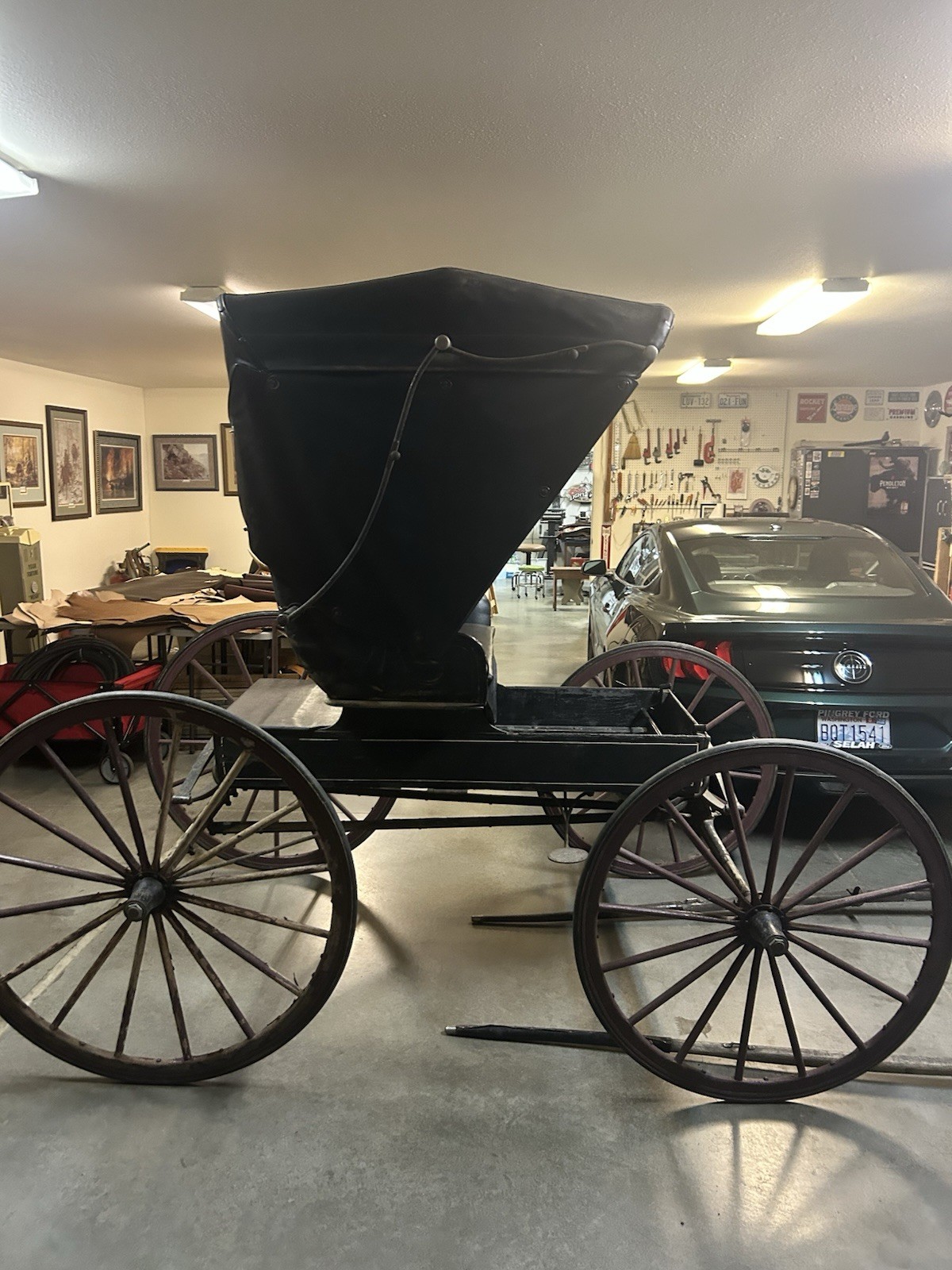 ANTIQUE DOCTOR BUGGY ALL ORIGINAL EQUIPMENT