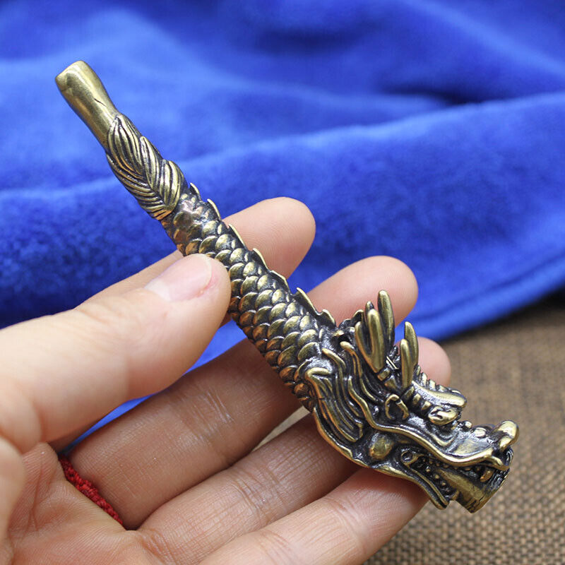 Brass Vintage Cigarette Holder Dragon Filter Pipe Cigarette Holder collection