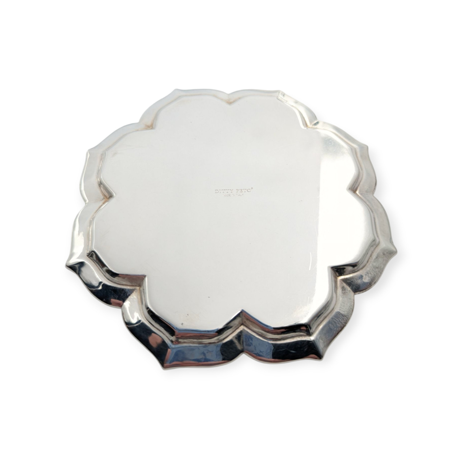 3 Sterling Silver Coasters by Ditty Peto Judith Leiber Italy 5 oz Total Weight