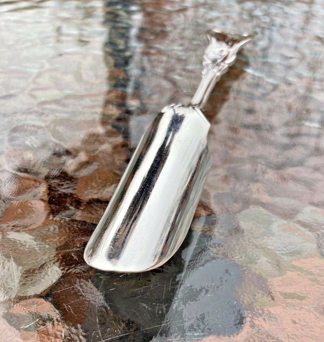 Vintage, Sterling Silver, Whiting Mfg. Co., Violet, Large Cheese Scoop, No Mono