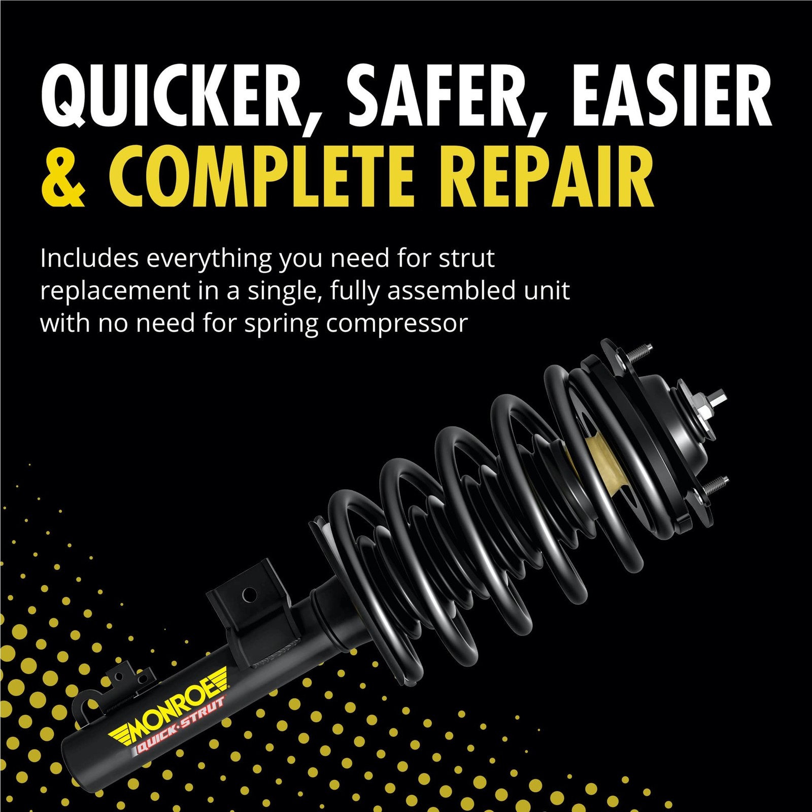 Monroe Quick-Strut 172639 Suspension Strut and Coil Spring Assembly for Hyund…