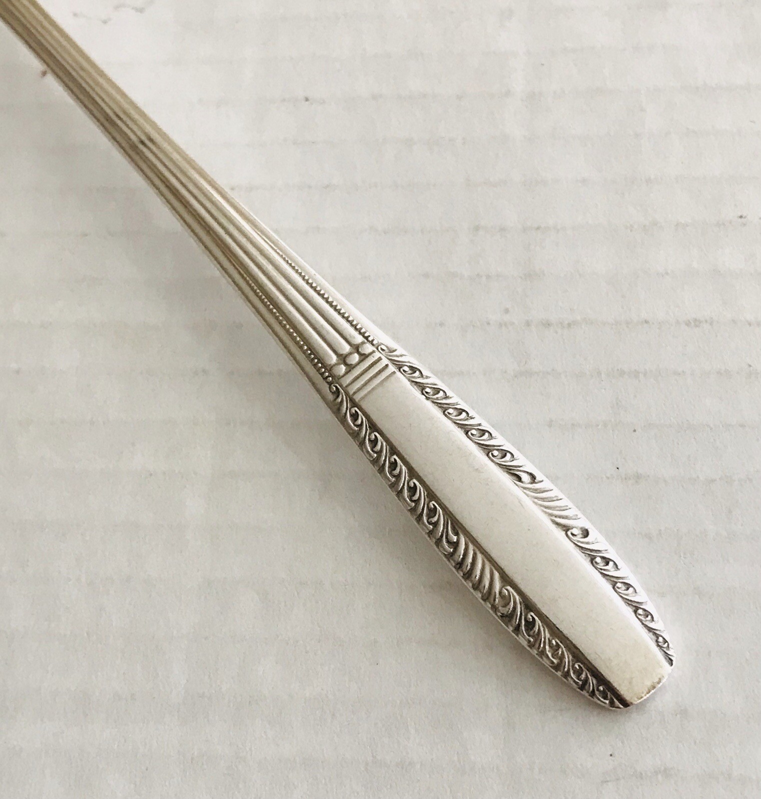 Wallace Harmony House Sharon Plate 4 Grille Forks Silverplate