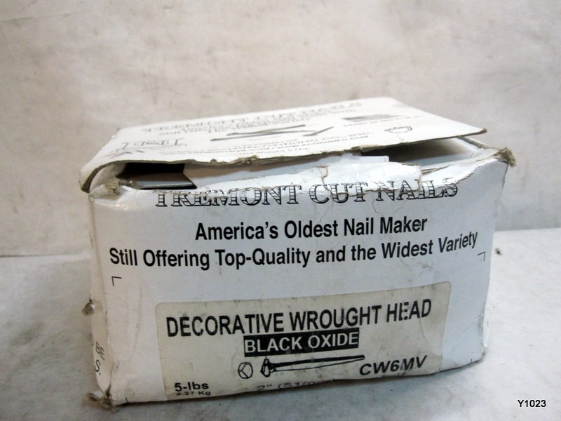 Tremont Nail CW6MV Wrought Head Nails in Black Oxide 4.12b. 2″