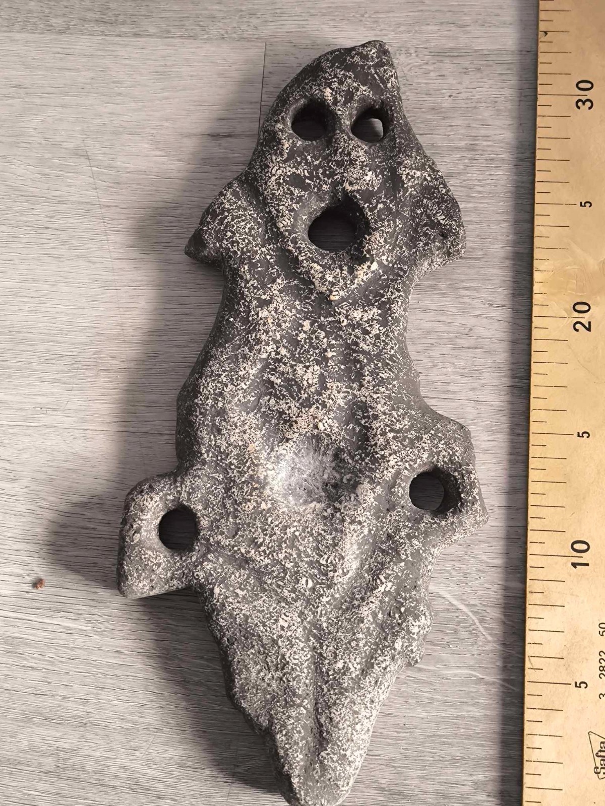 Neolithic carved stone idol 33 cm, Altai Mountains, Katun River, 5,000-20000 BC